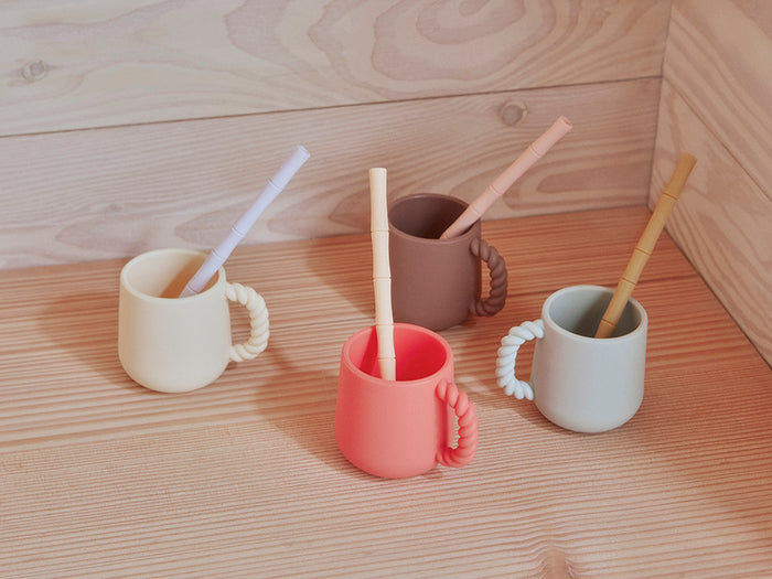 2x Mellow Cup Silicone Brown