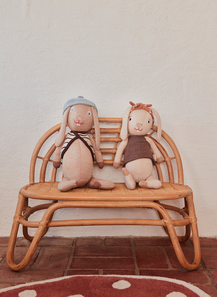 Jojo Stuffed animal rabbit Cotton Cream