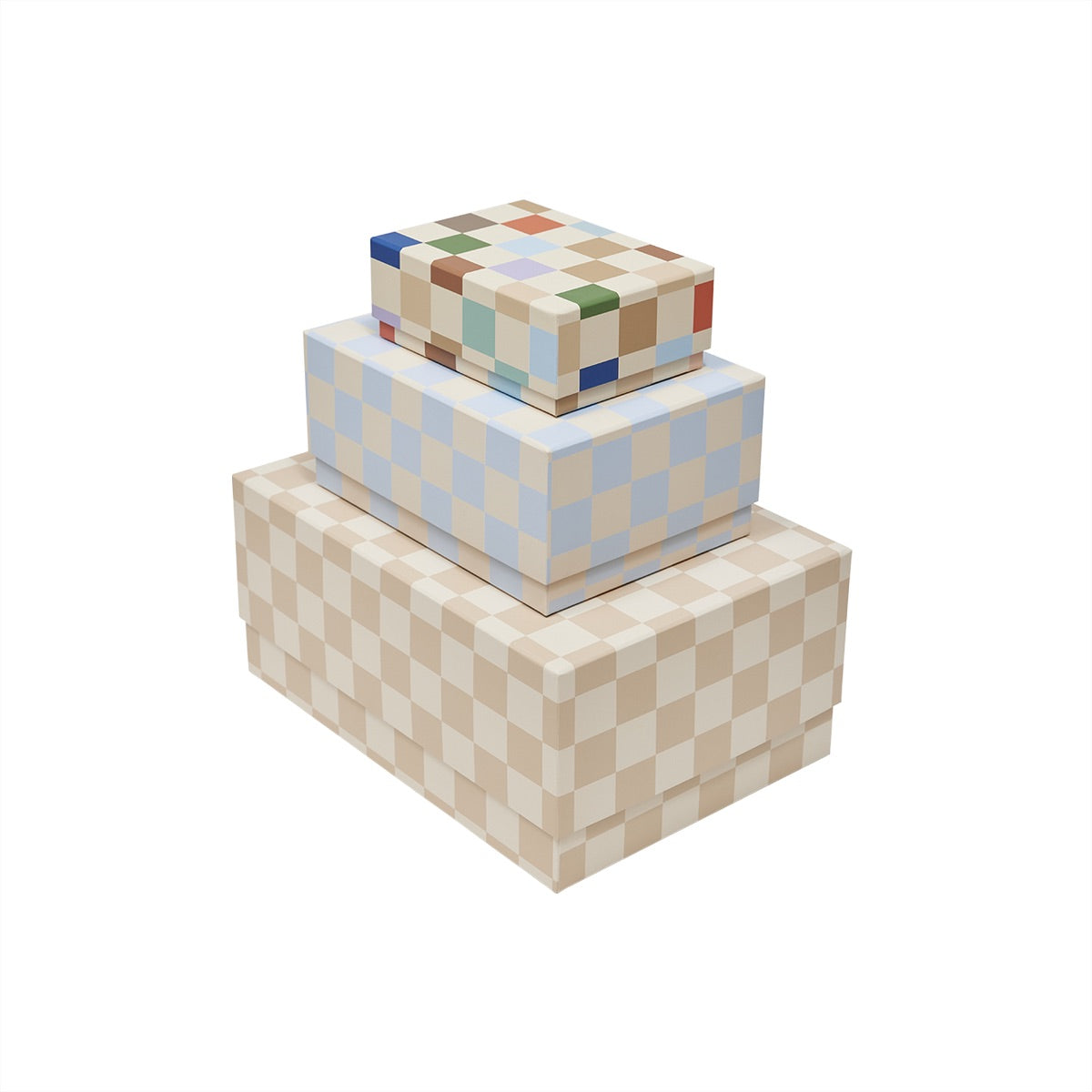 Mana Storage boxes Mix Cardboard Blue