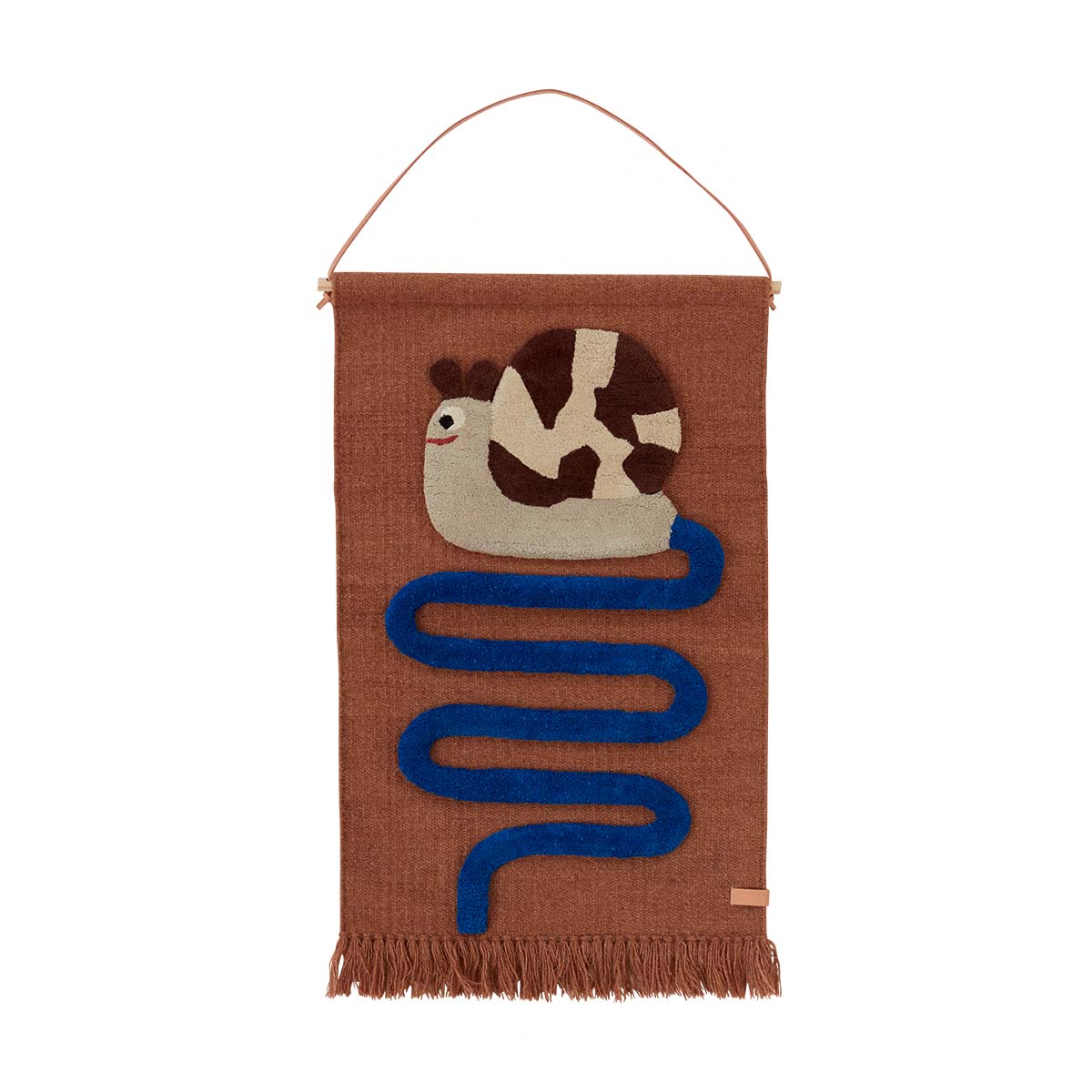 Tapestry Snail Wool Blue
