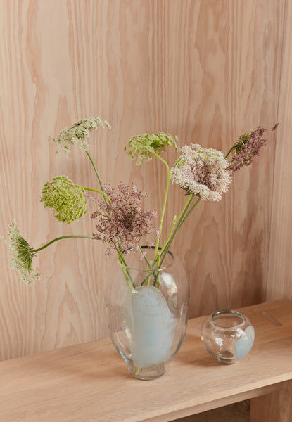 Jali Vase Large Transparent