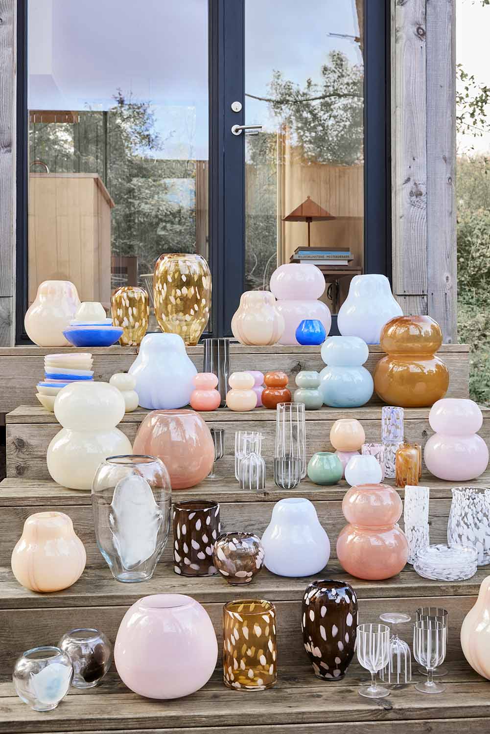 Kojo Vase Glass Yellow