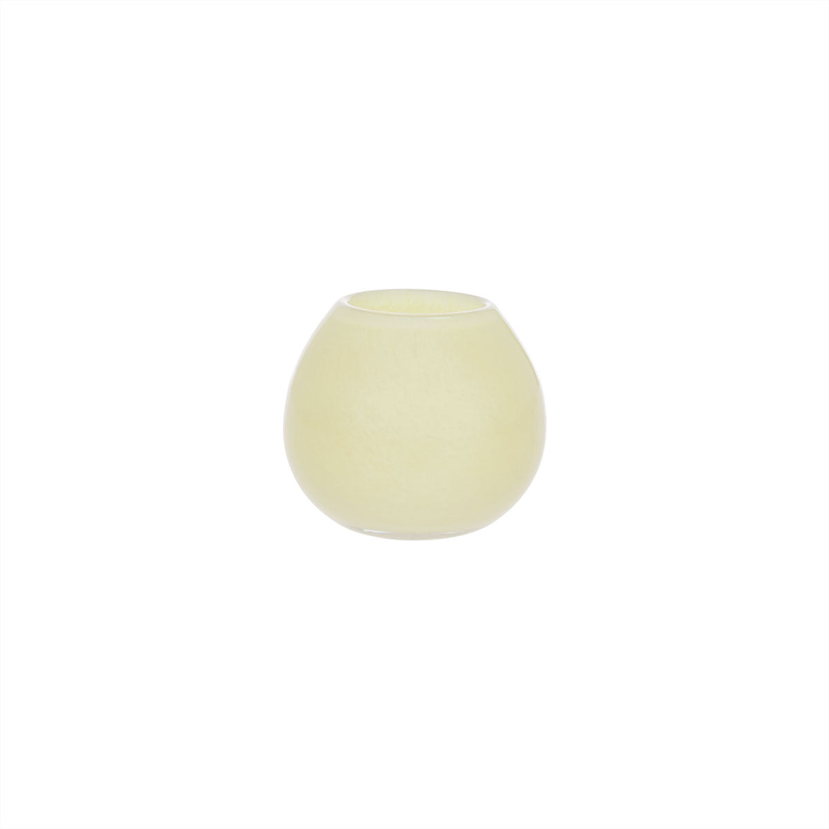Vaso Kojo in vetro giallo