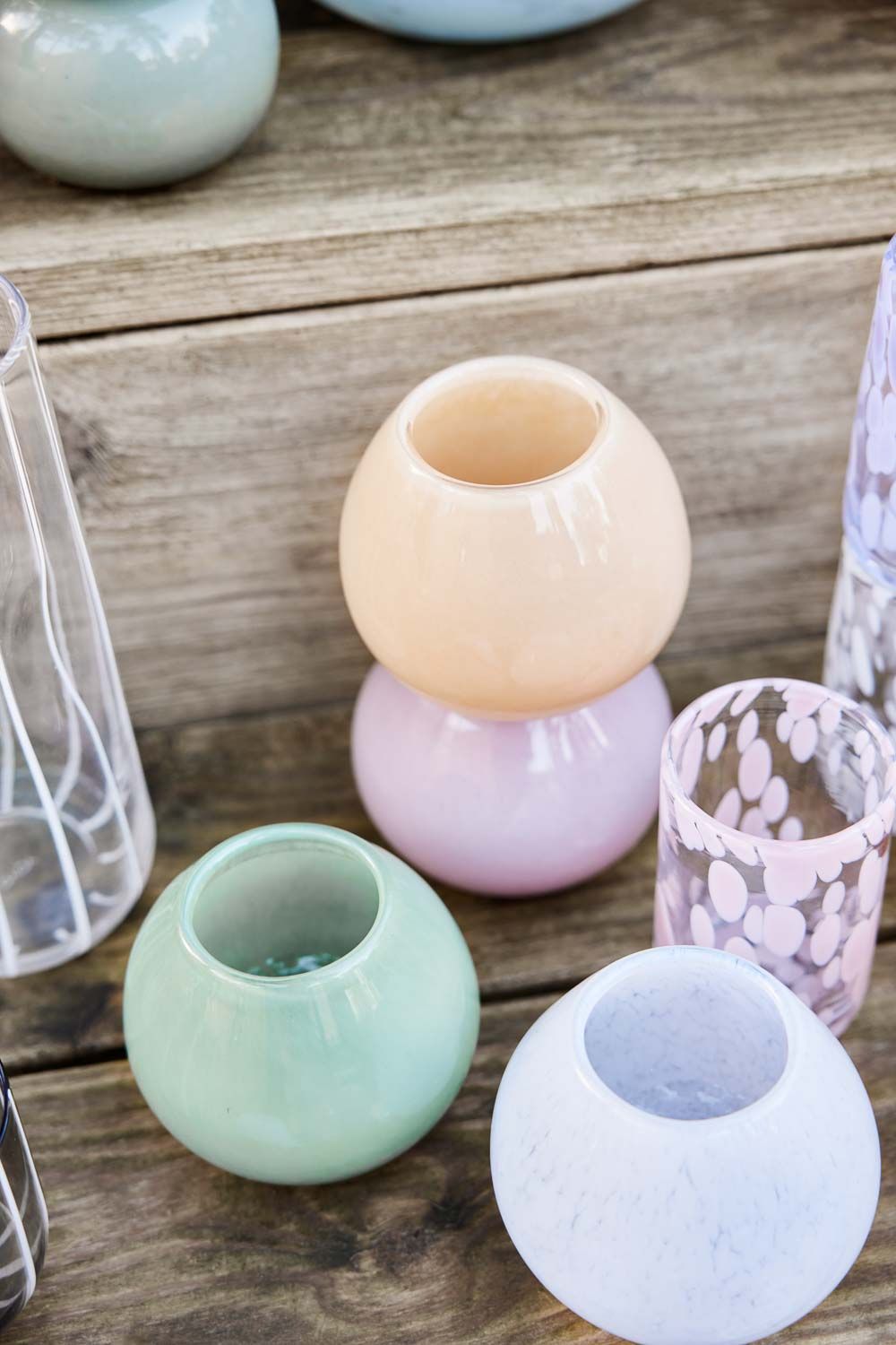 Vase Glass Blue