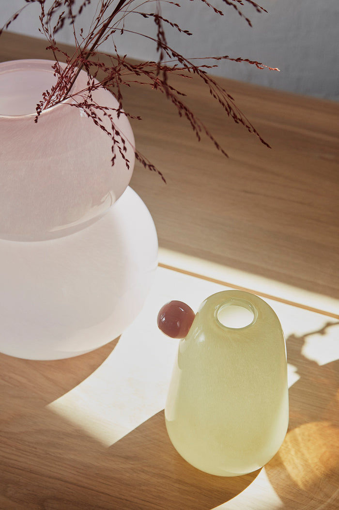 Vase Glass Pink