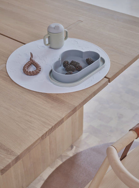 The World Placemat Ice Blue