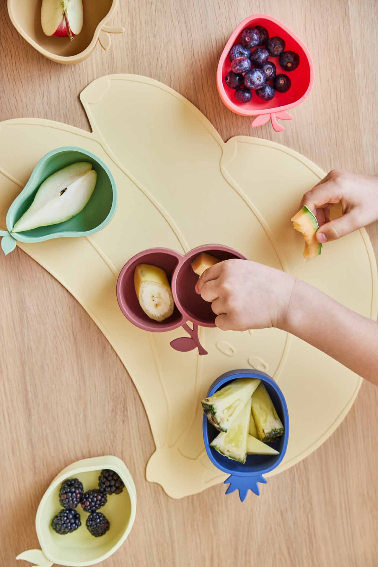 Yummy Banana Placemat Silicone Yellow