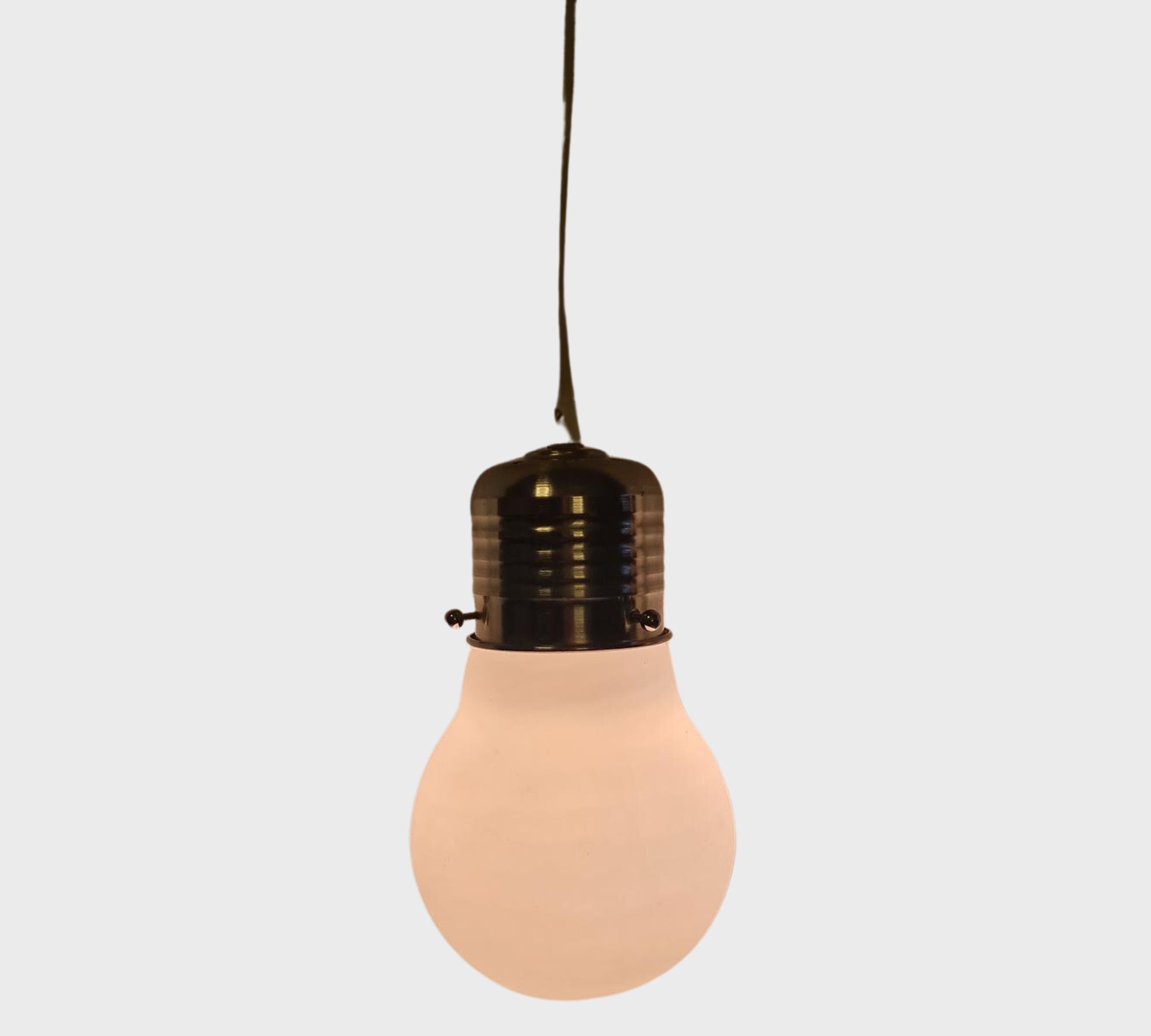 Pendant lamp Glass Metal White