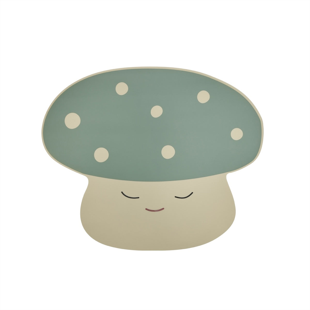 Mushroom placemat Silicone Green