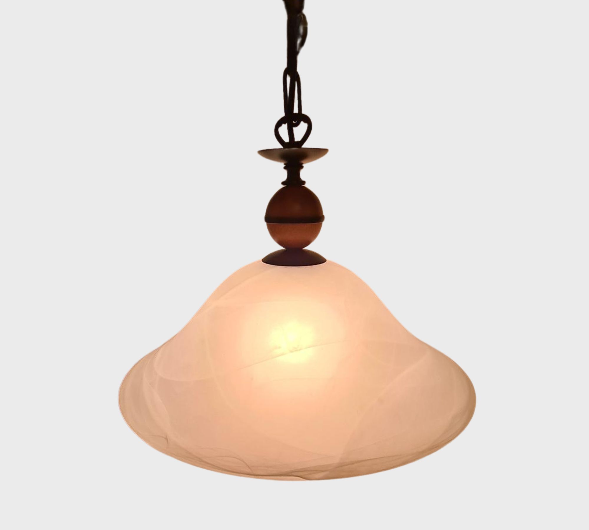 EGLO 356 Pendant light Glass Metal White