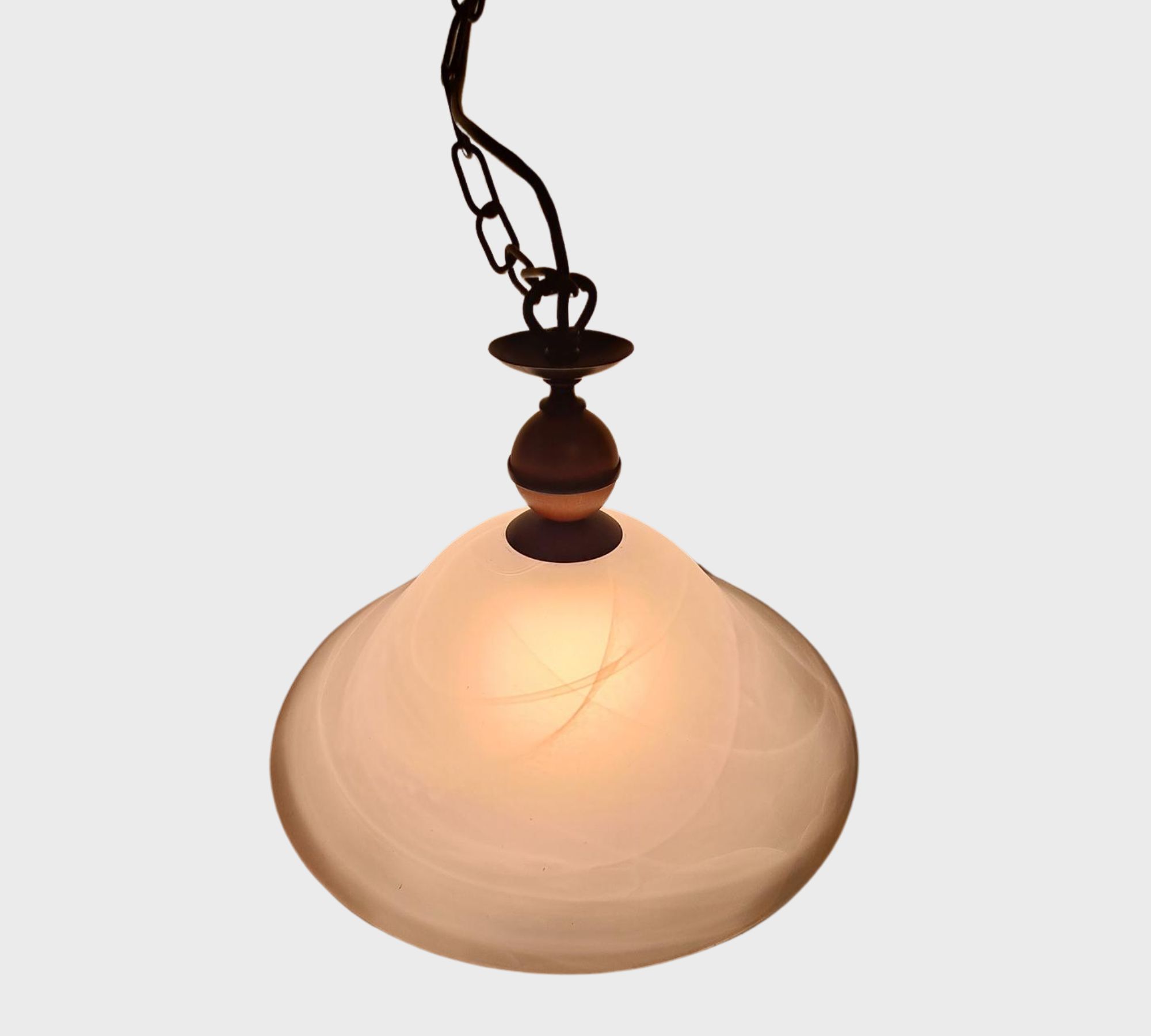 EGLO 356 Pendant light Glass Metal White