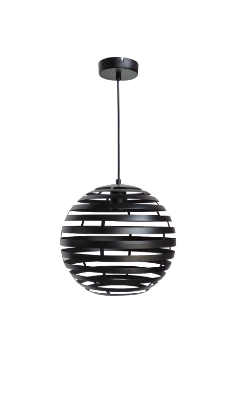 Pendant lamp metal black