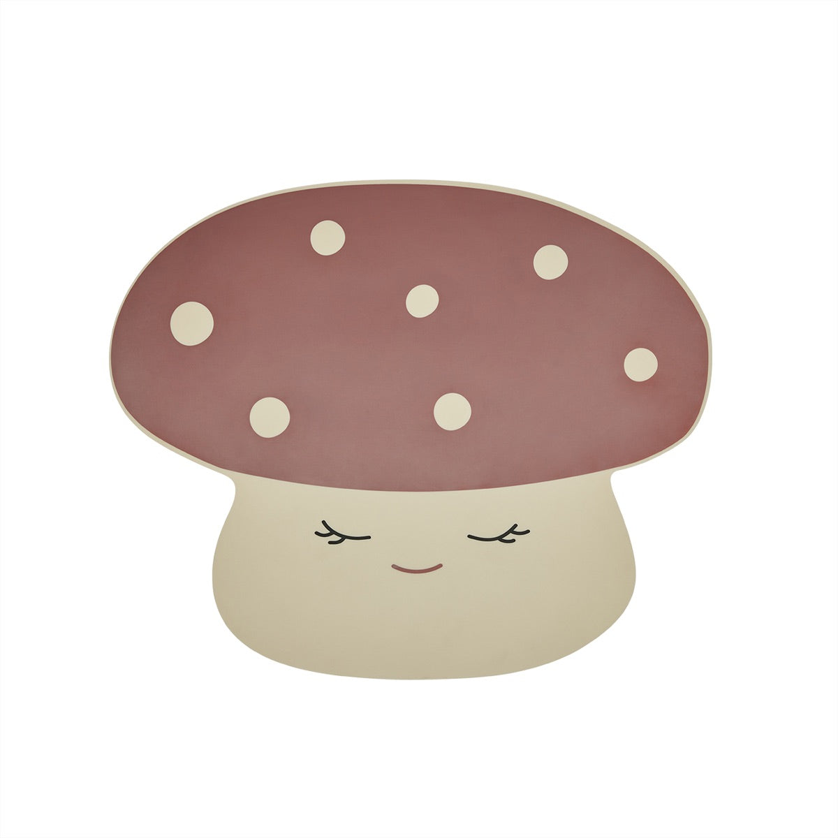 Mushroom Place Mat Silicone Multicolored