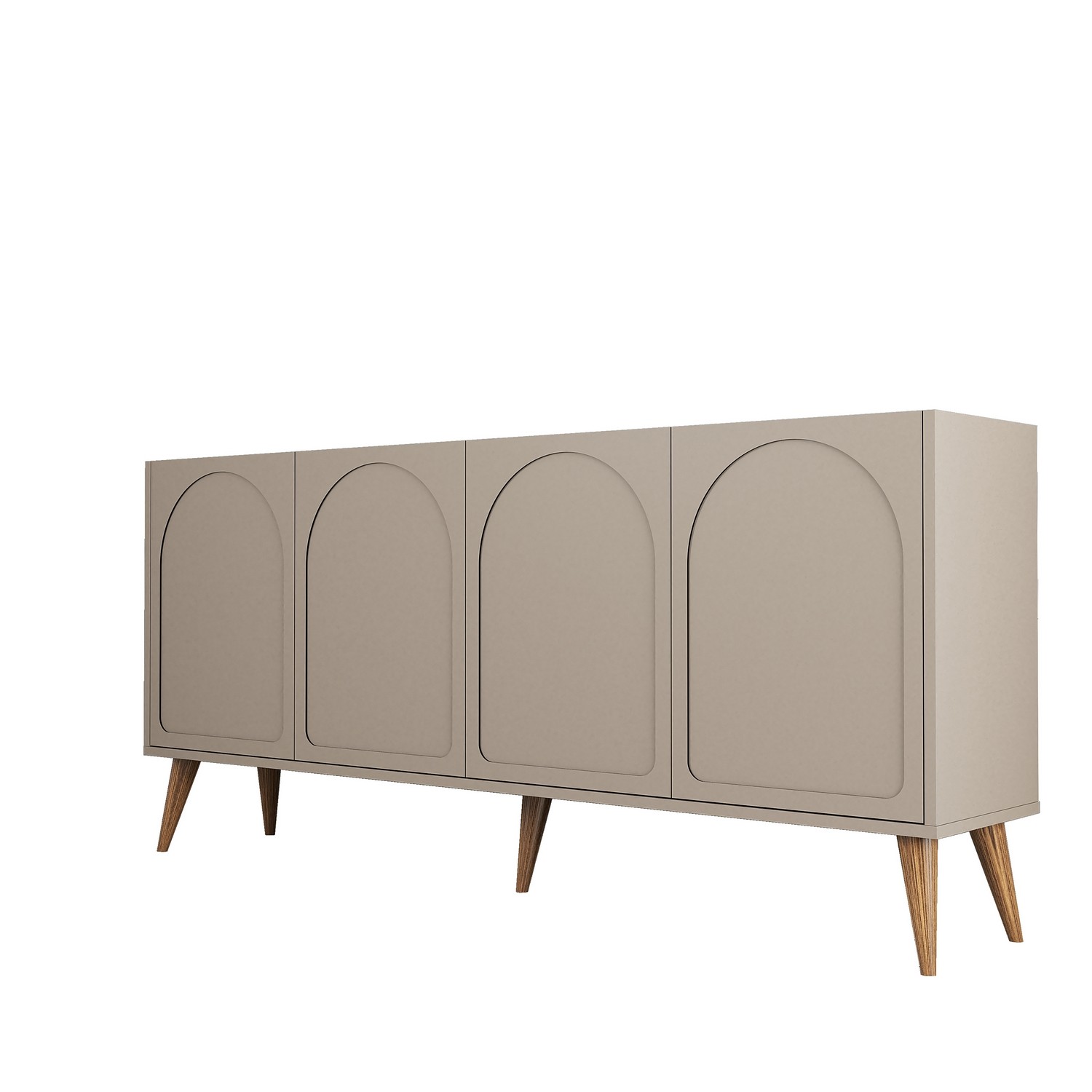 Lyon 81 Console Walnut Wood Veneer