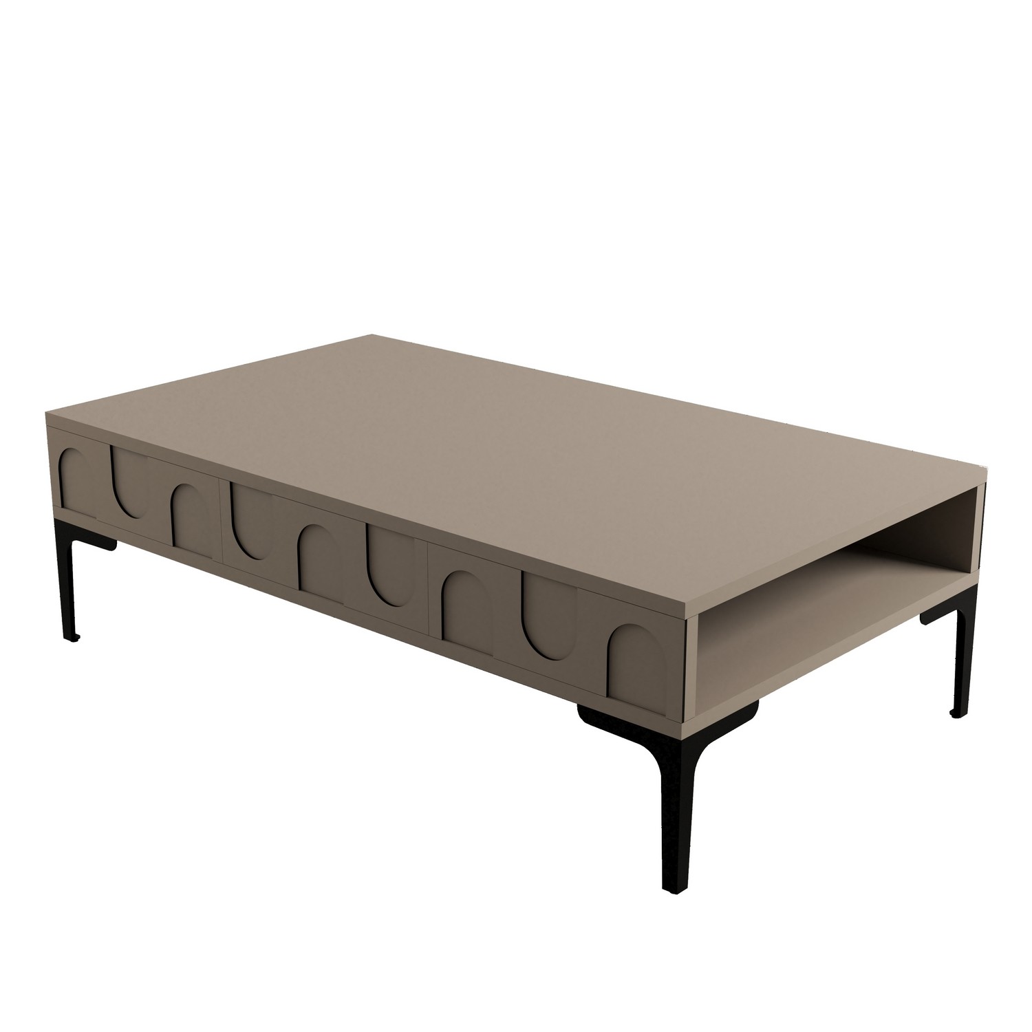 Lyon 32 Coffee table Wood veneer Atlas Black