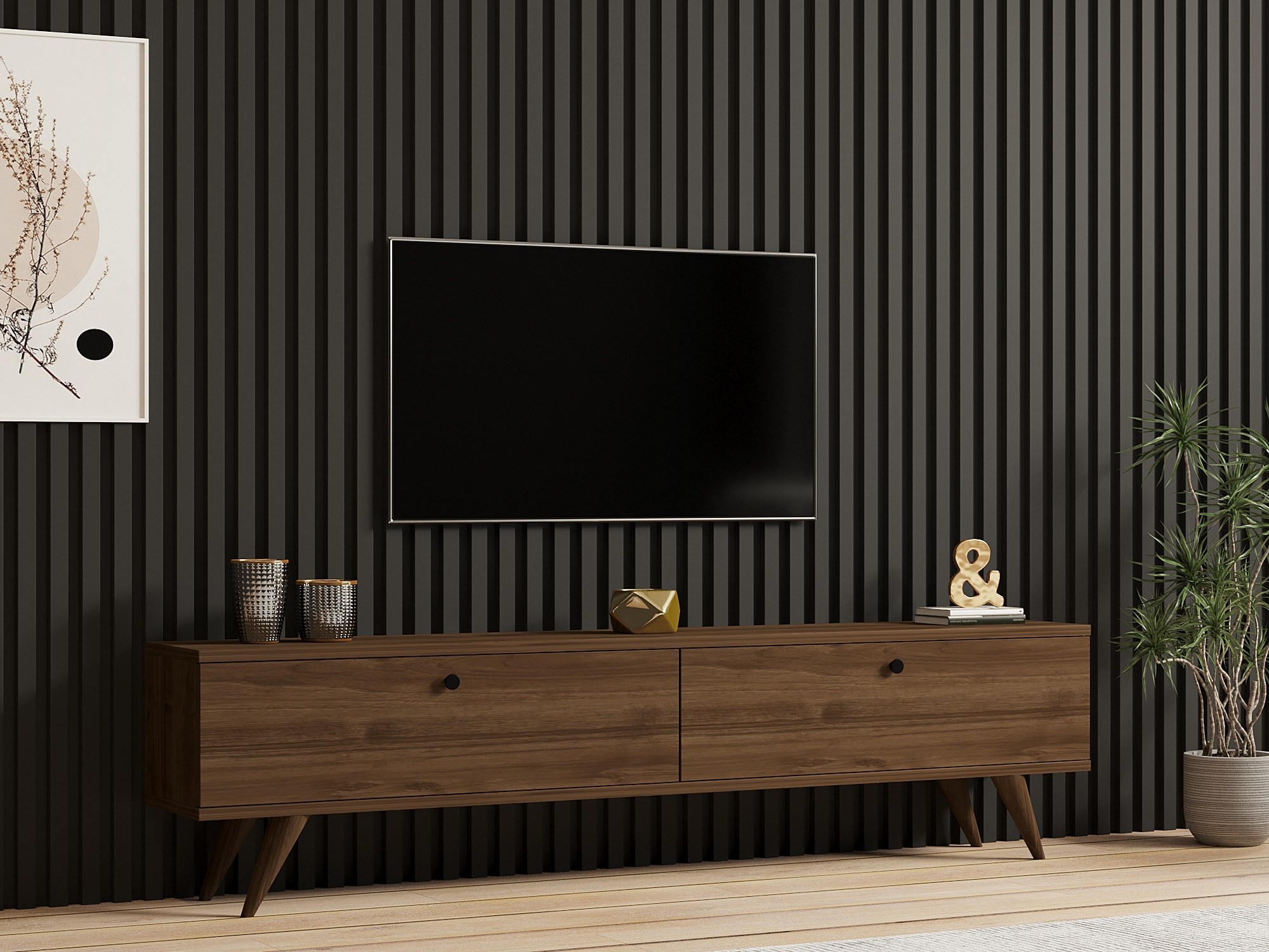 Paris Lowboard Wood veneer