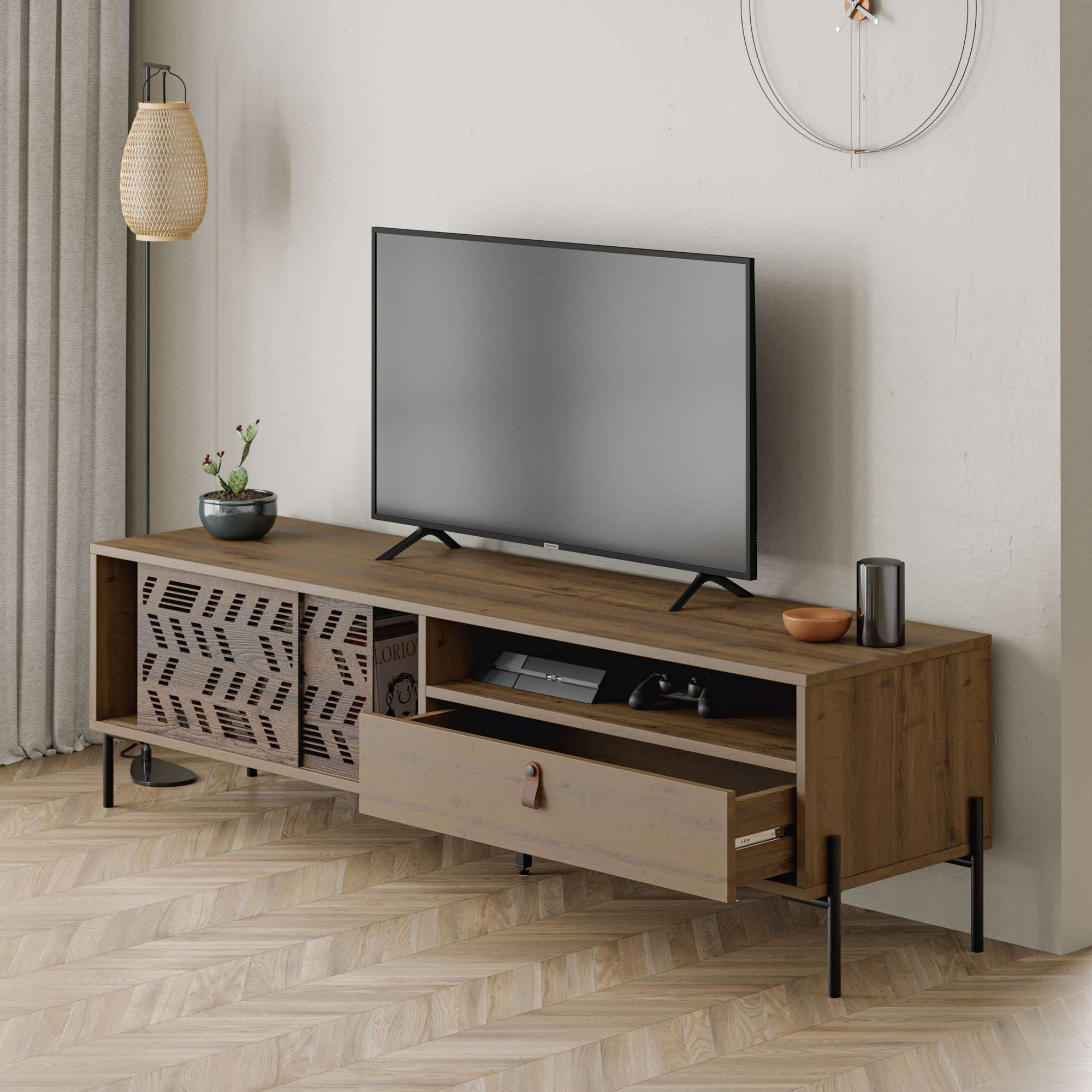 Dionysos Lowboard Wood Veneer Hitit