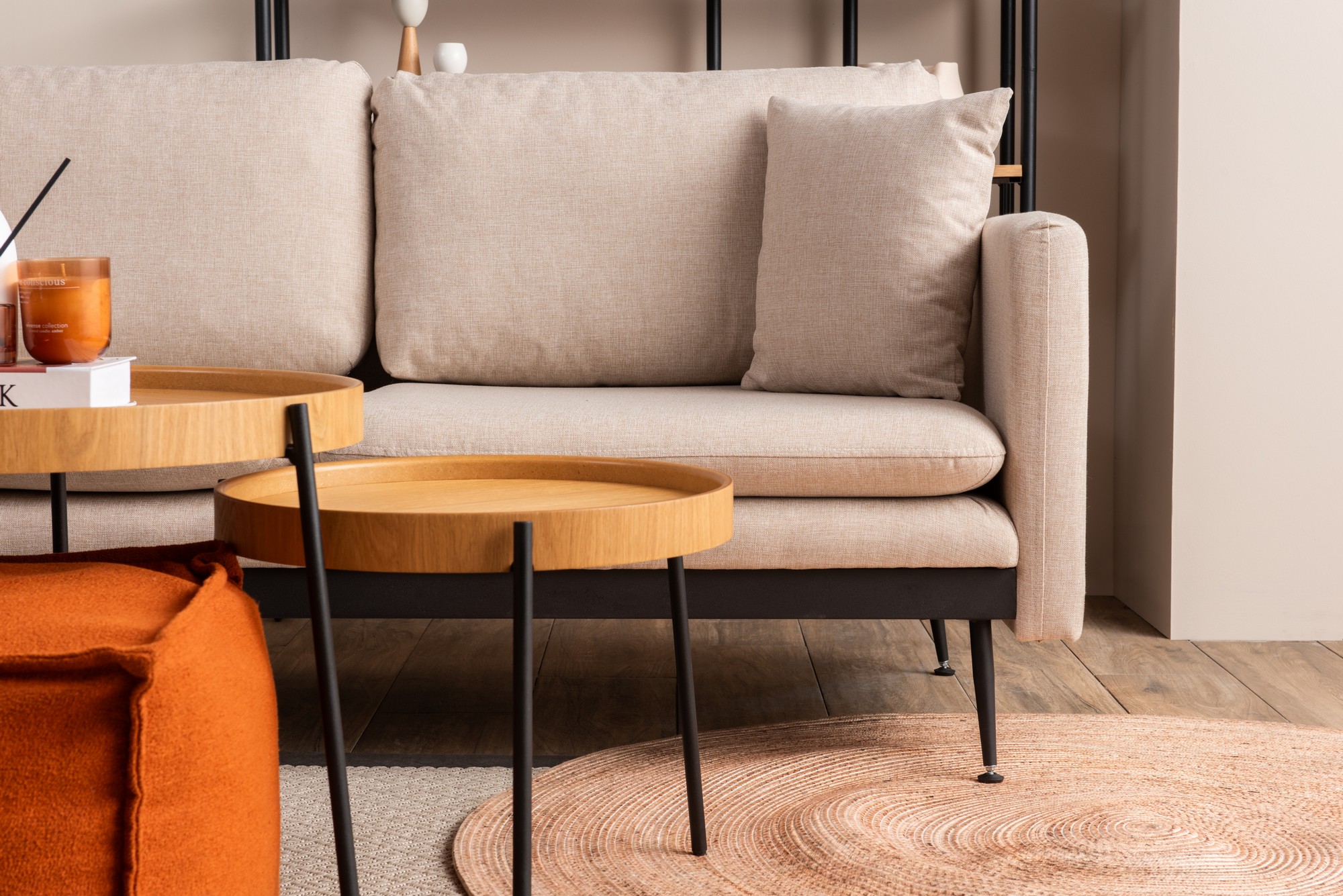 Reya corner sofa cream