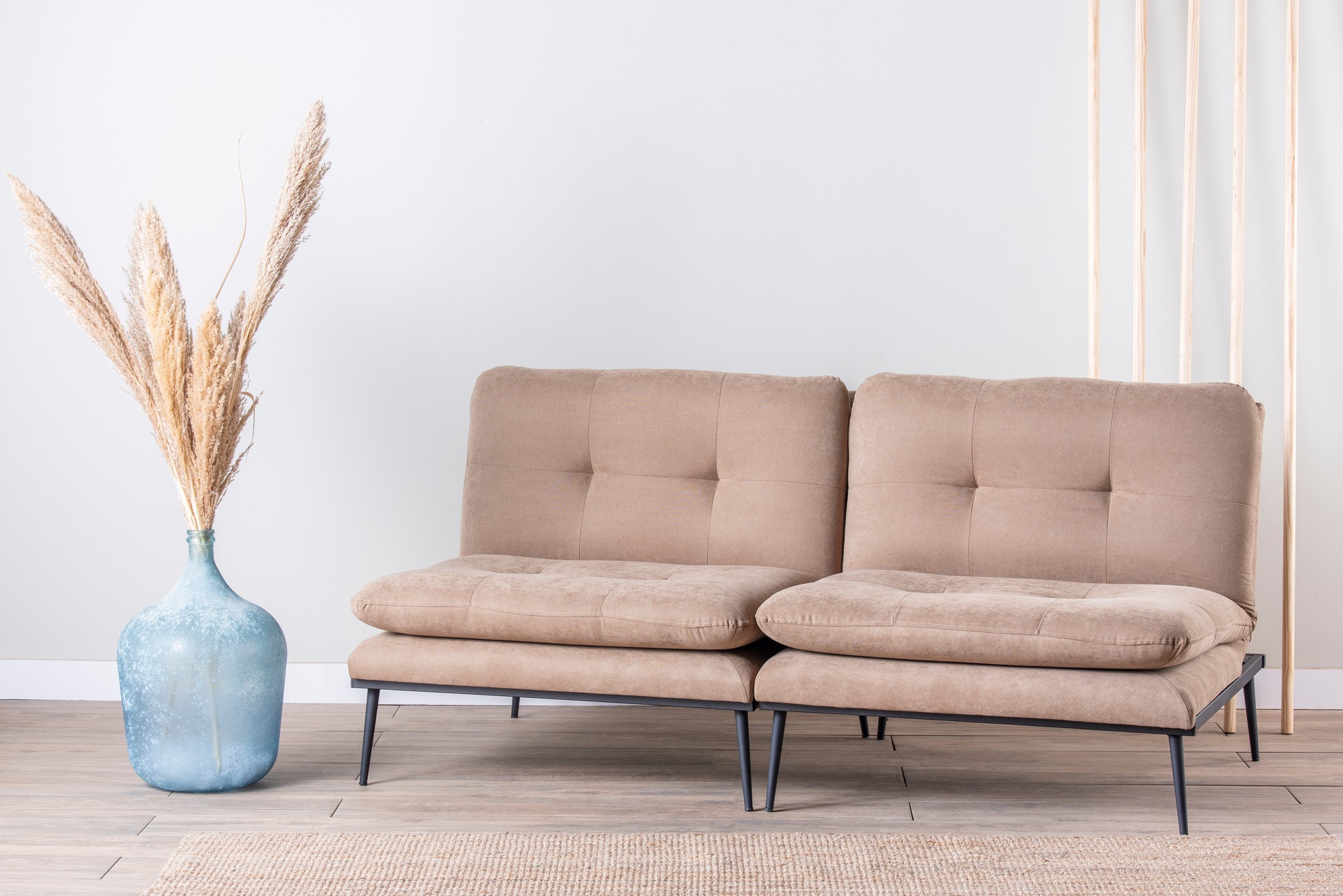 Martin sofa bed 3-seater Mink