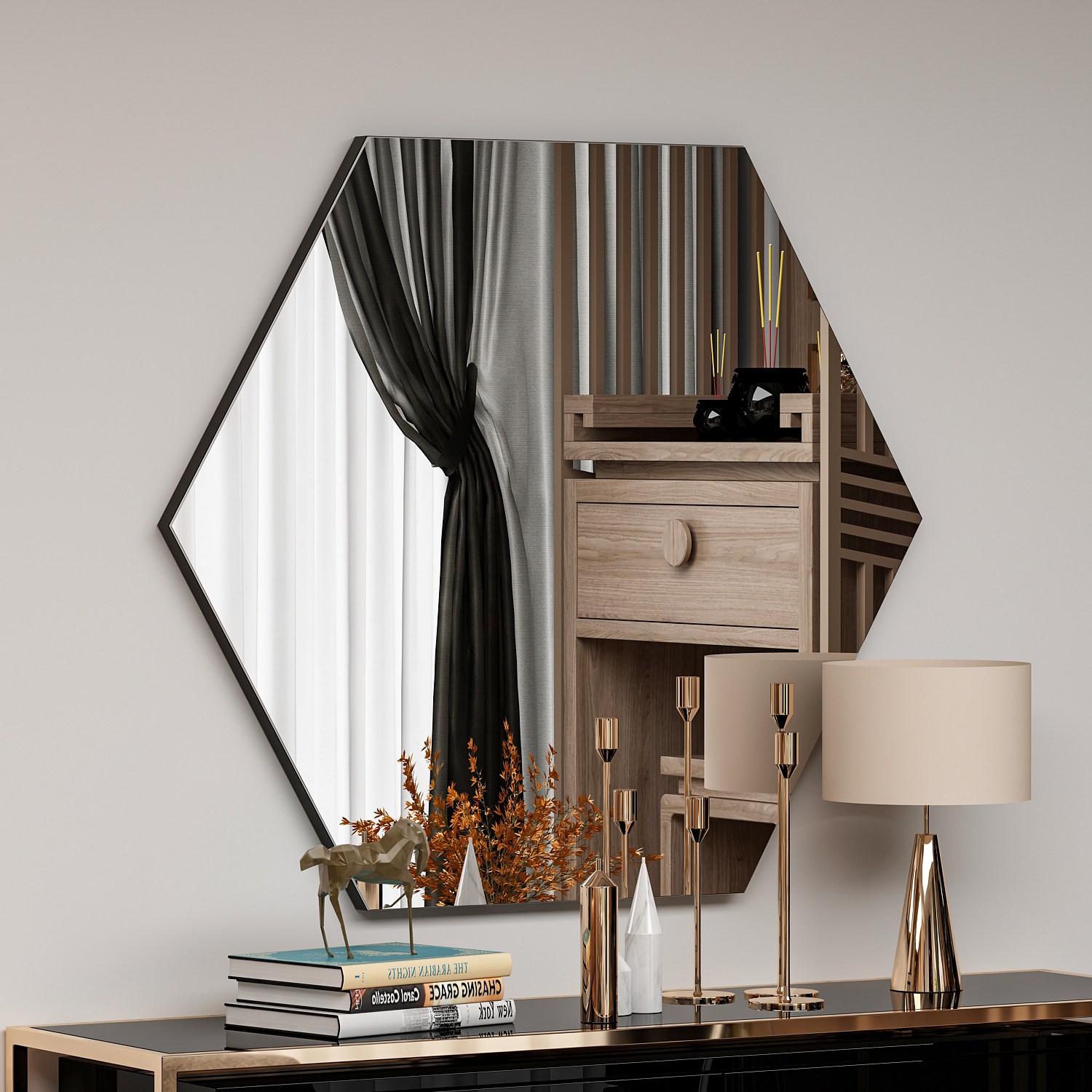 Zeo Mirror Black