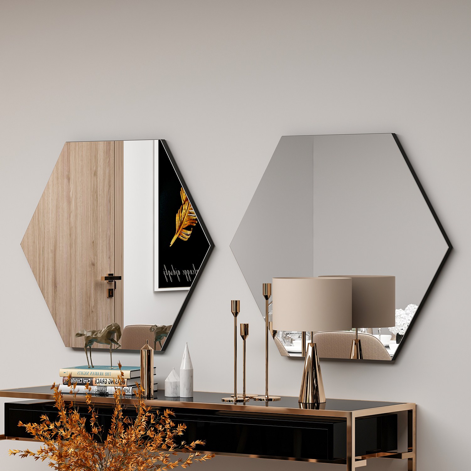 Zeo Mirror Black