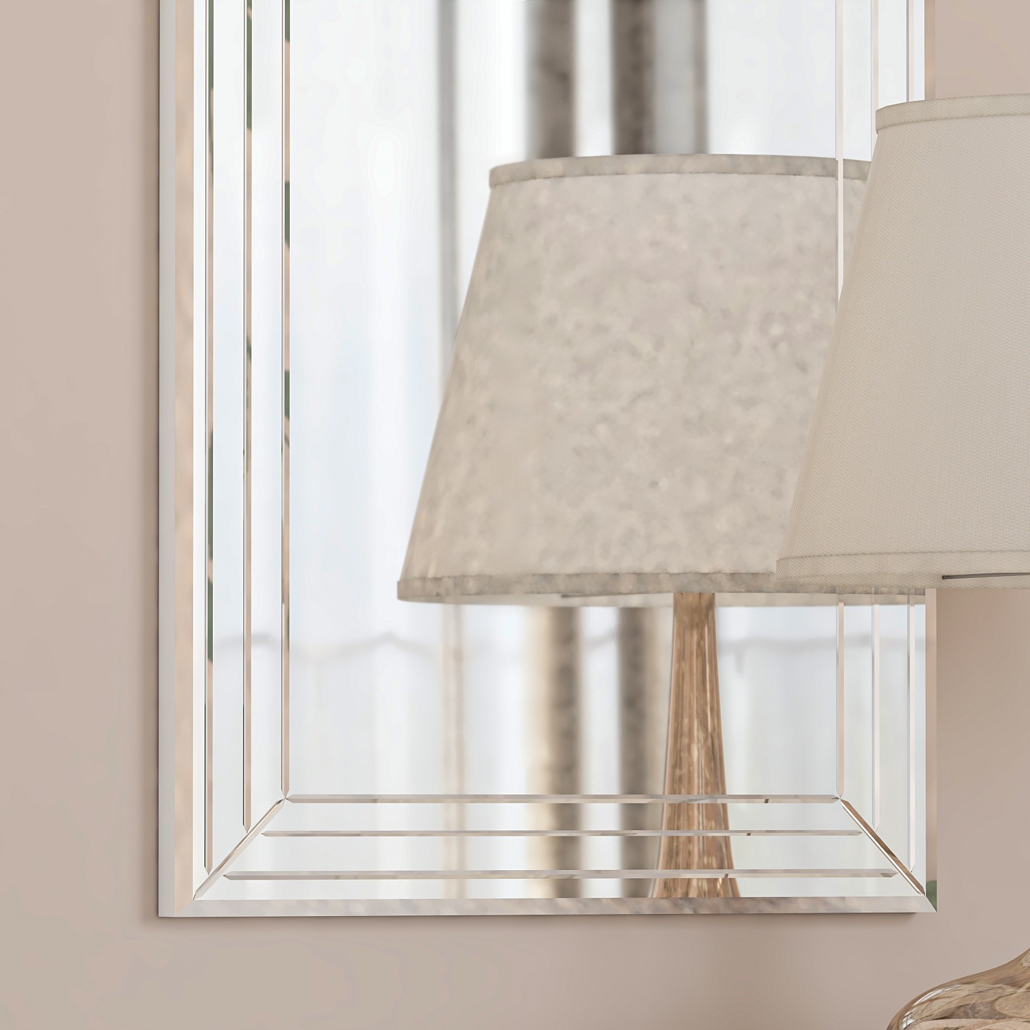 3x Mini Mirror Transparent