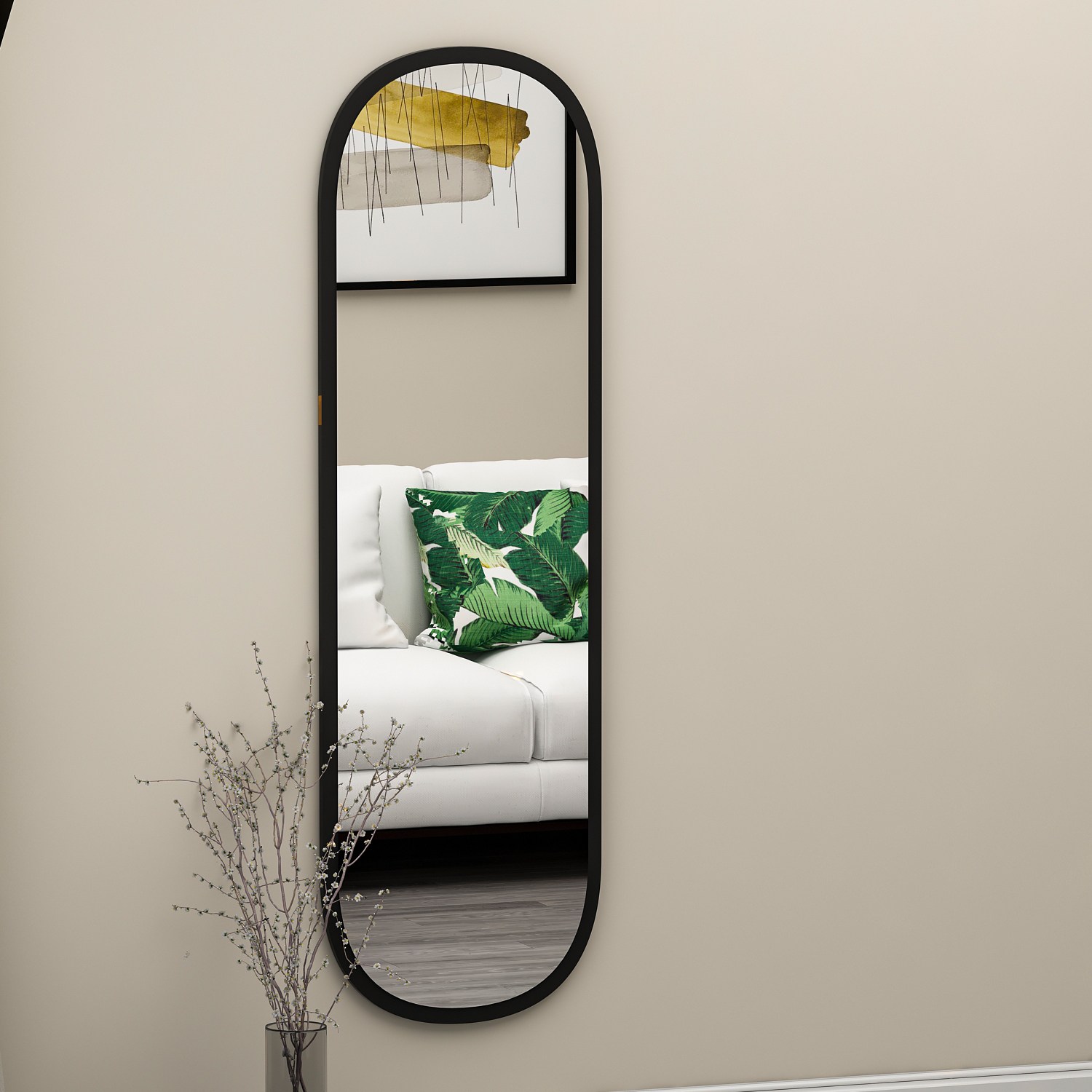 Magnum Mirror Black