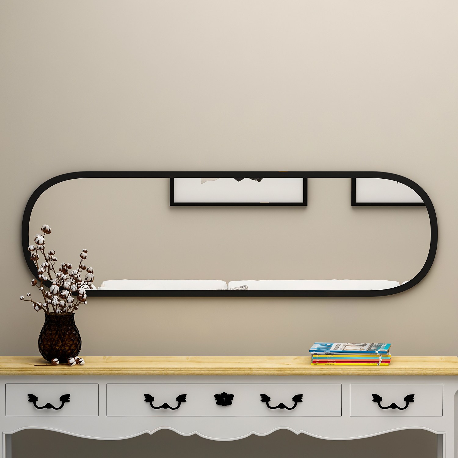 Magnum Mirror Black