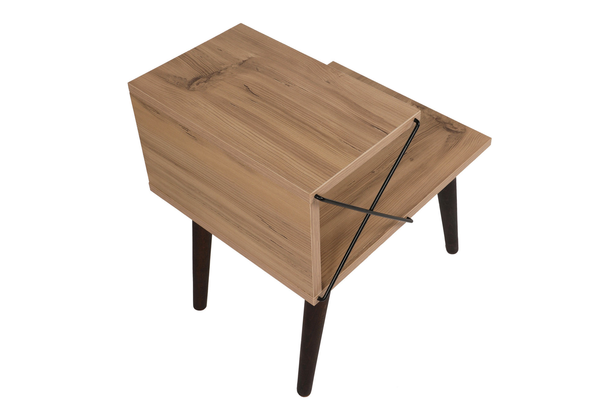 Nightstand wood veneer