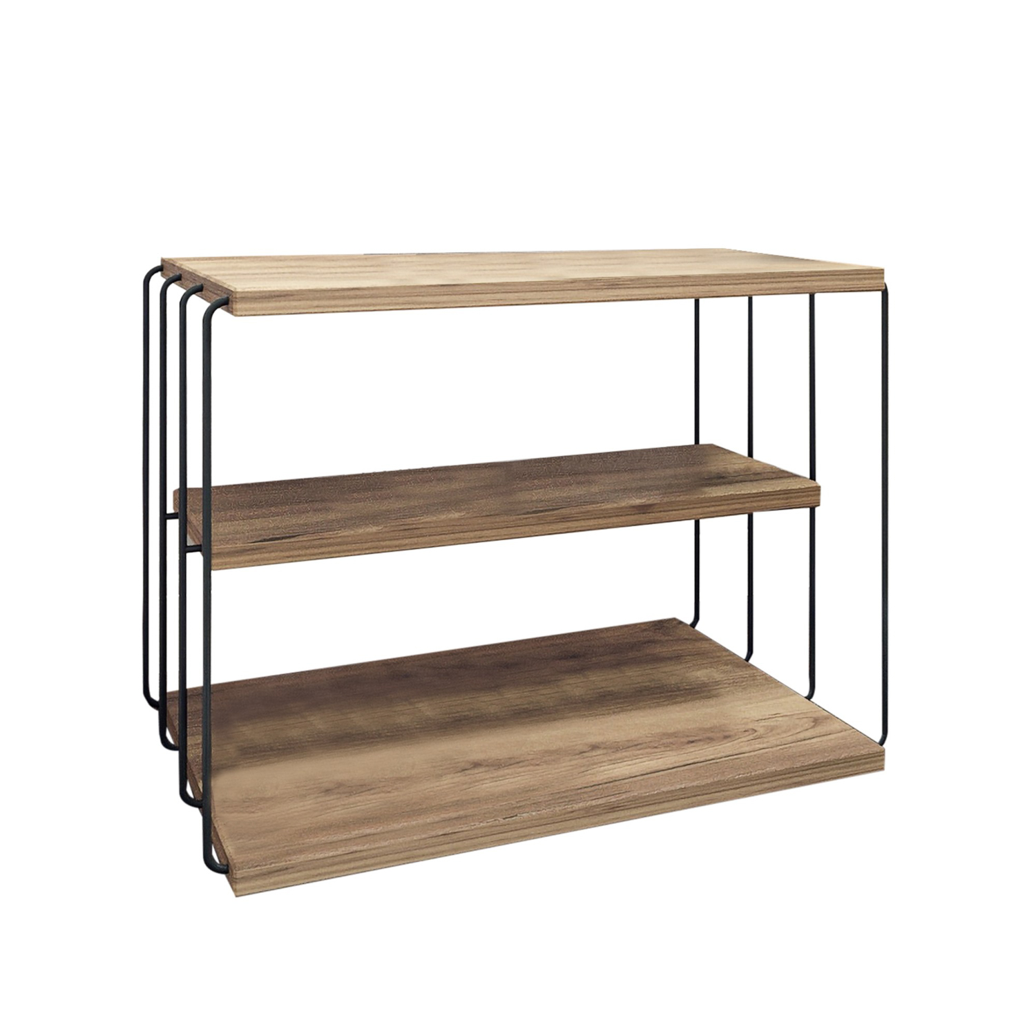 Lifon Side Table Wood Veneer Black
