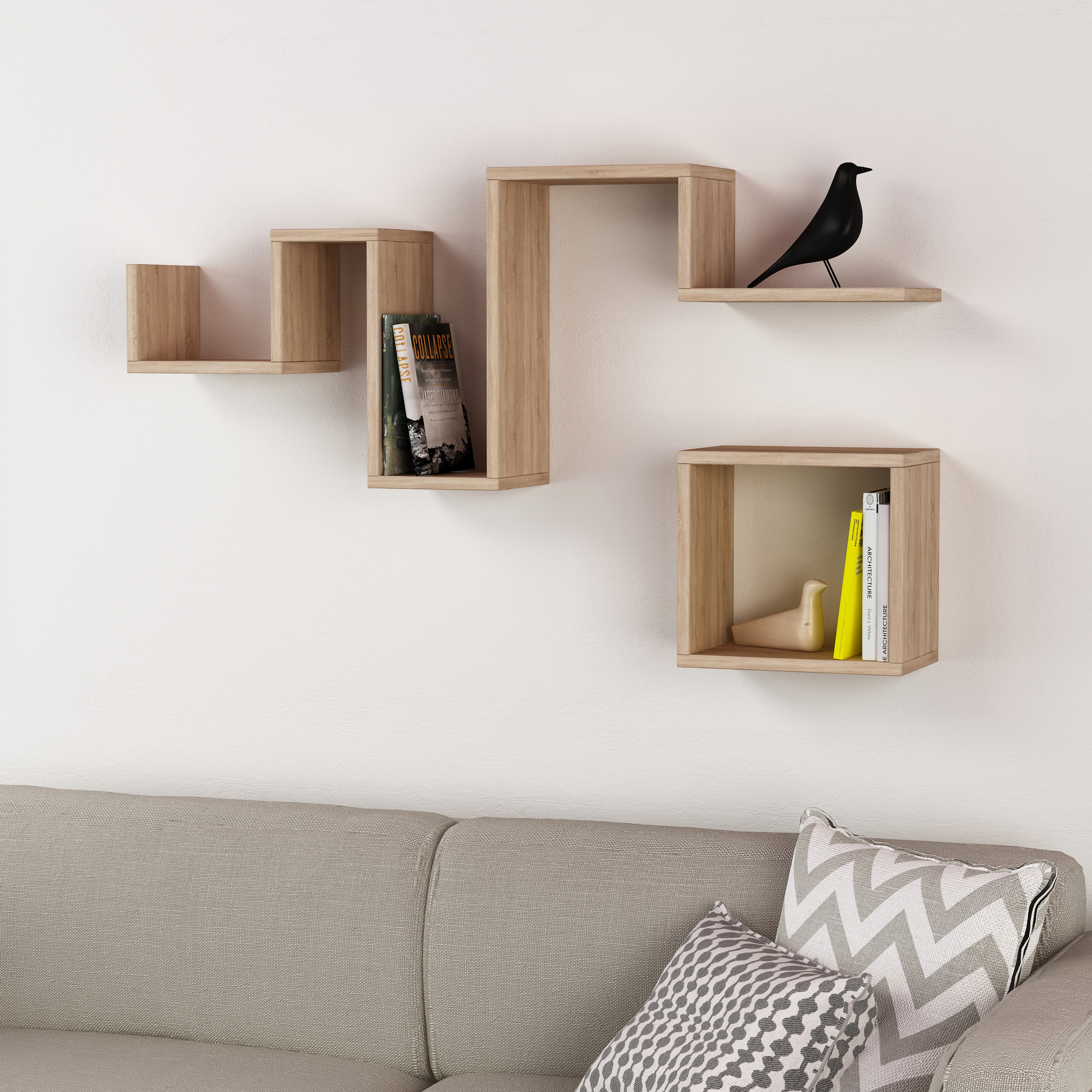 Follow Shelf wood veneer
