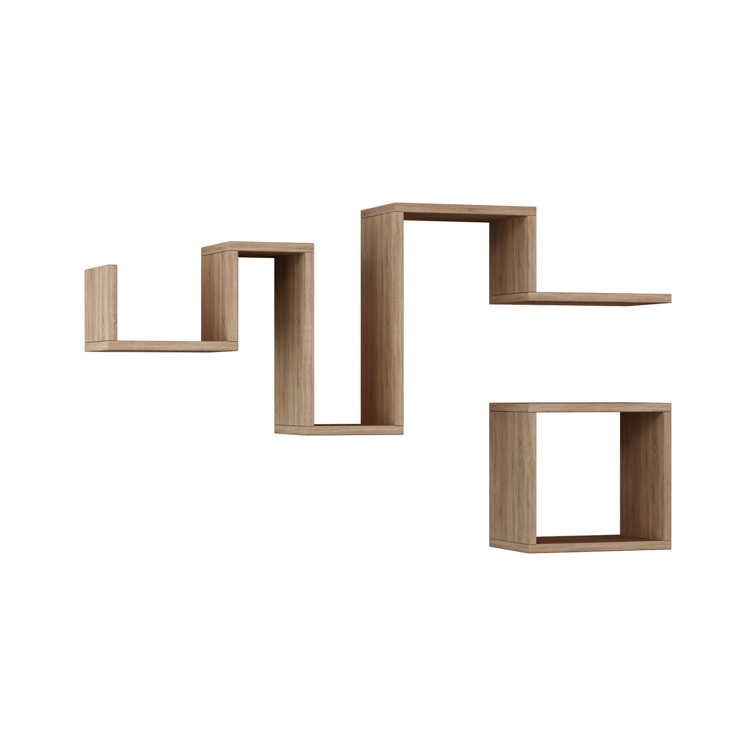 Follow Wandregal Holzfurnier