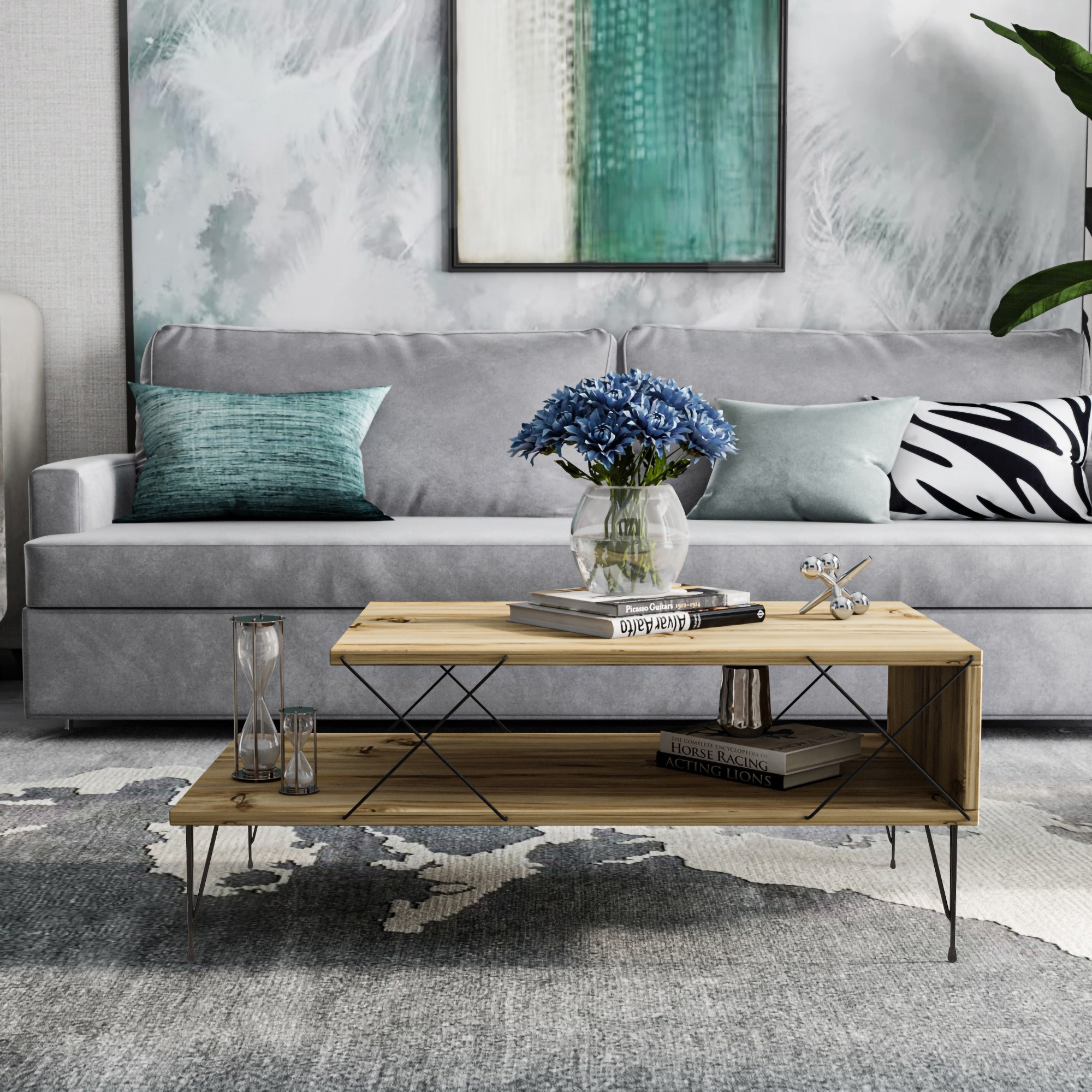 Loire coffee table wood veneer
