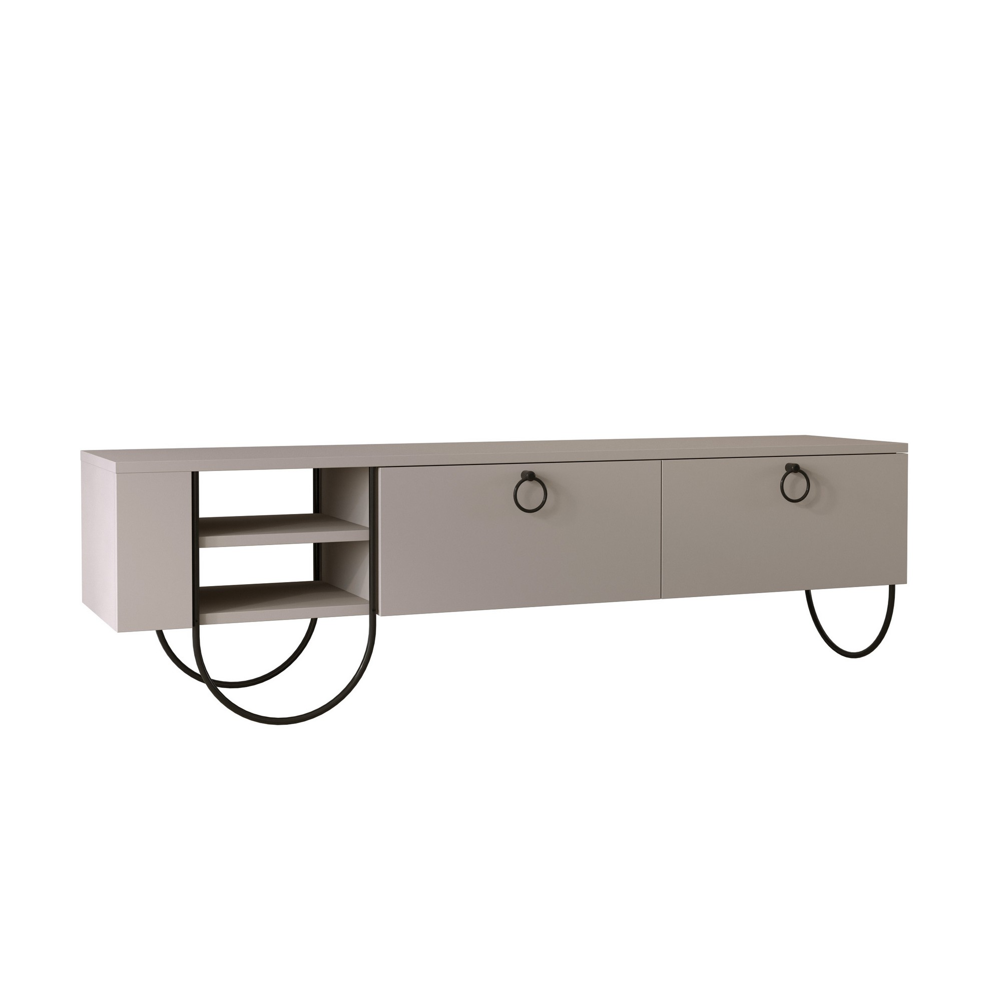 Norfolk Lowboard Holzfurnier Light Mocha