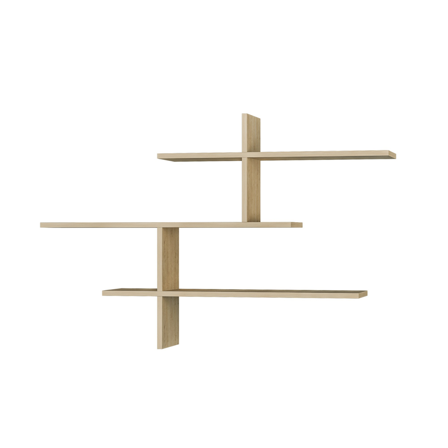 Leo wall shelf wood veneer