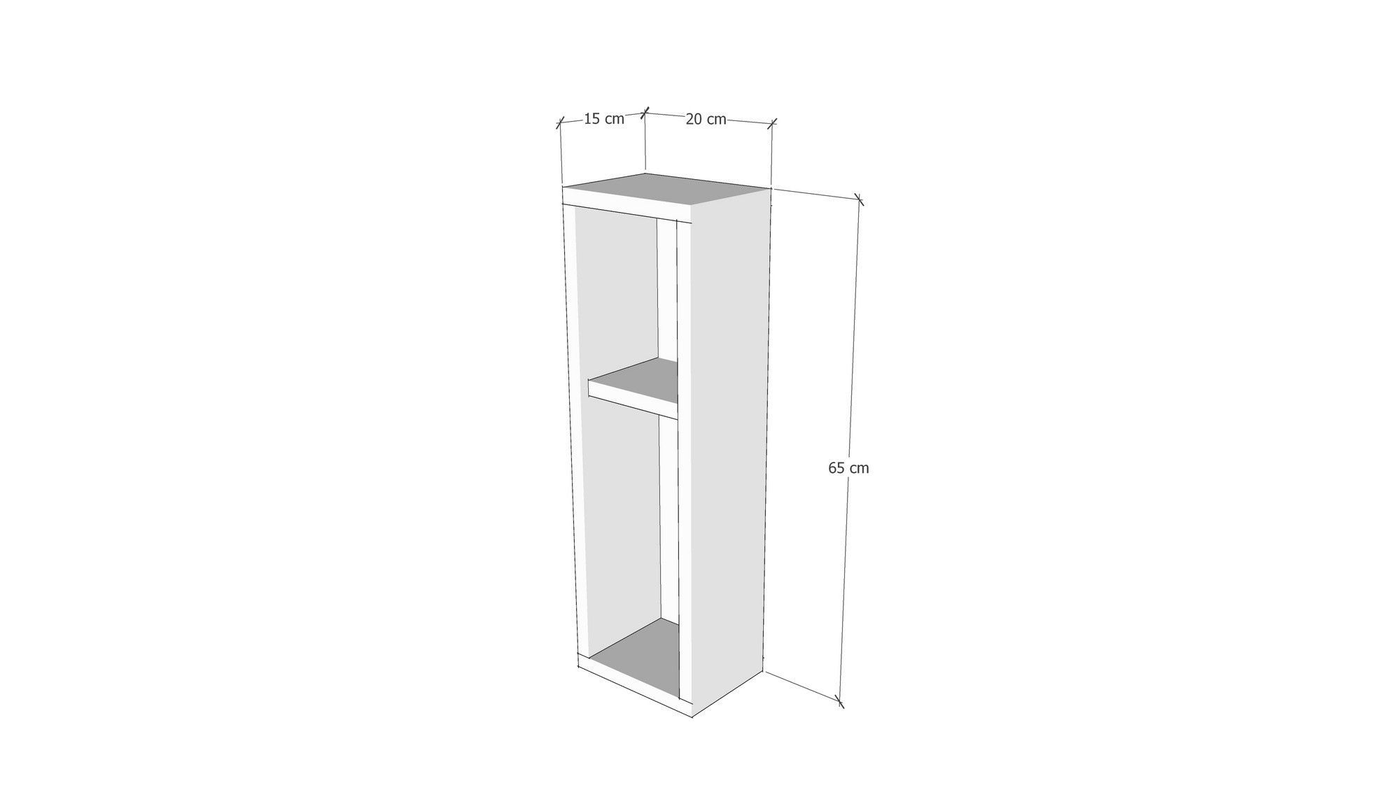 Turra bedside table wood veneer