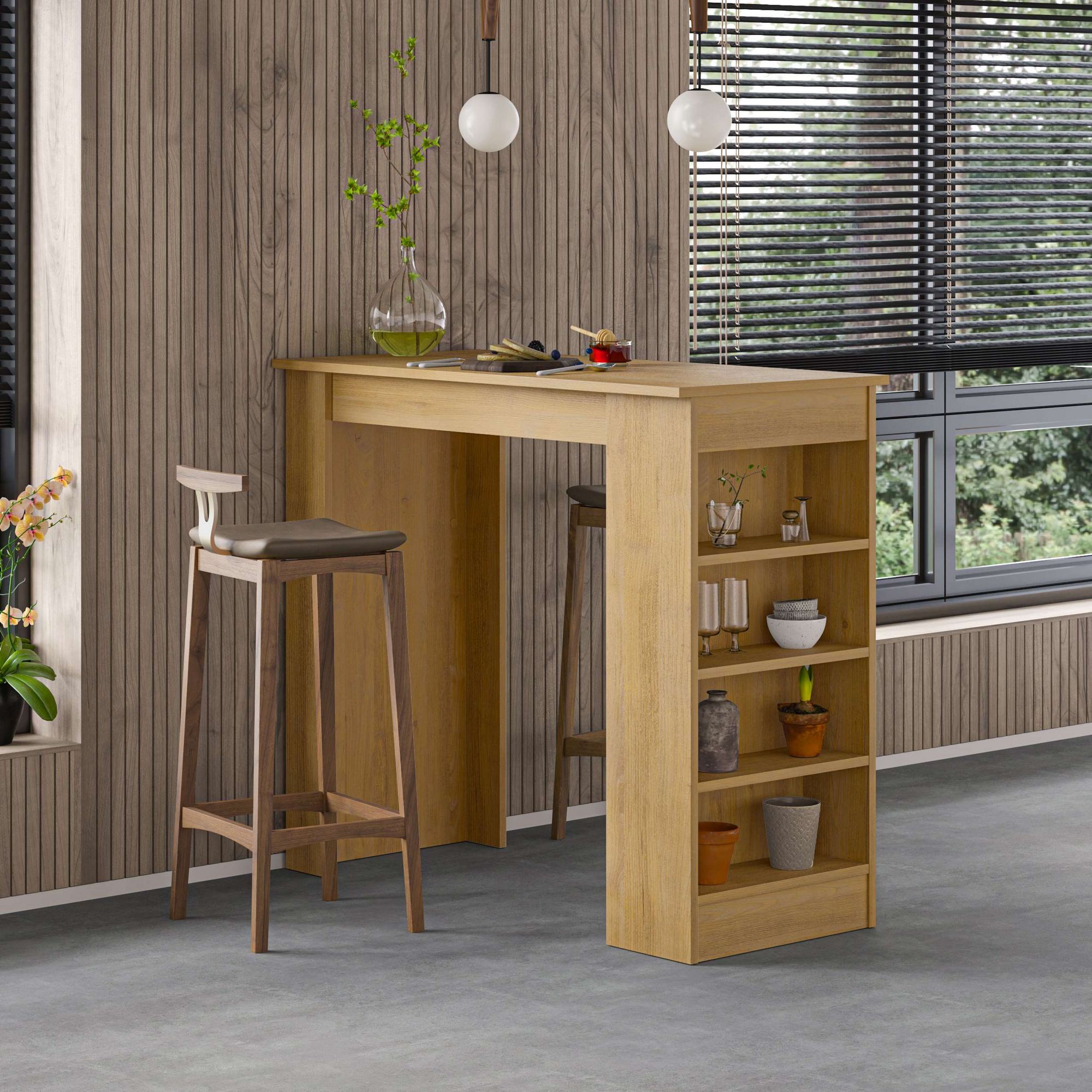 Swallow Bartisch Holzfurnier Sapphire