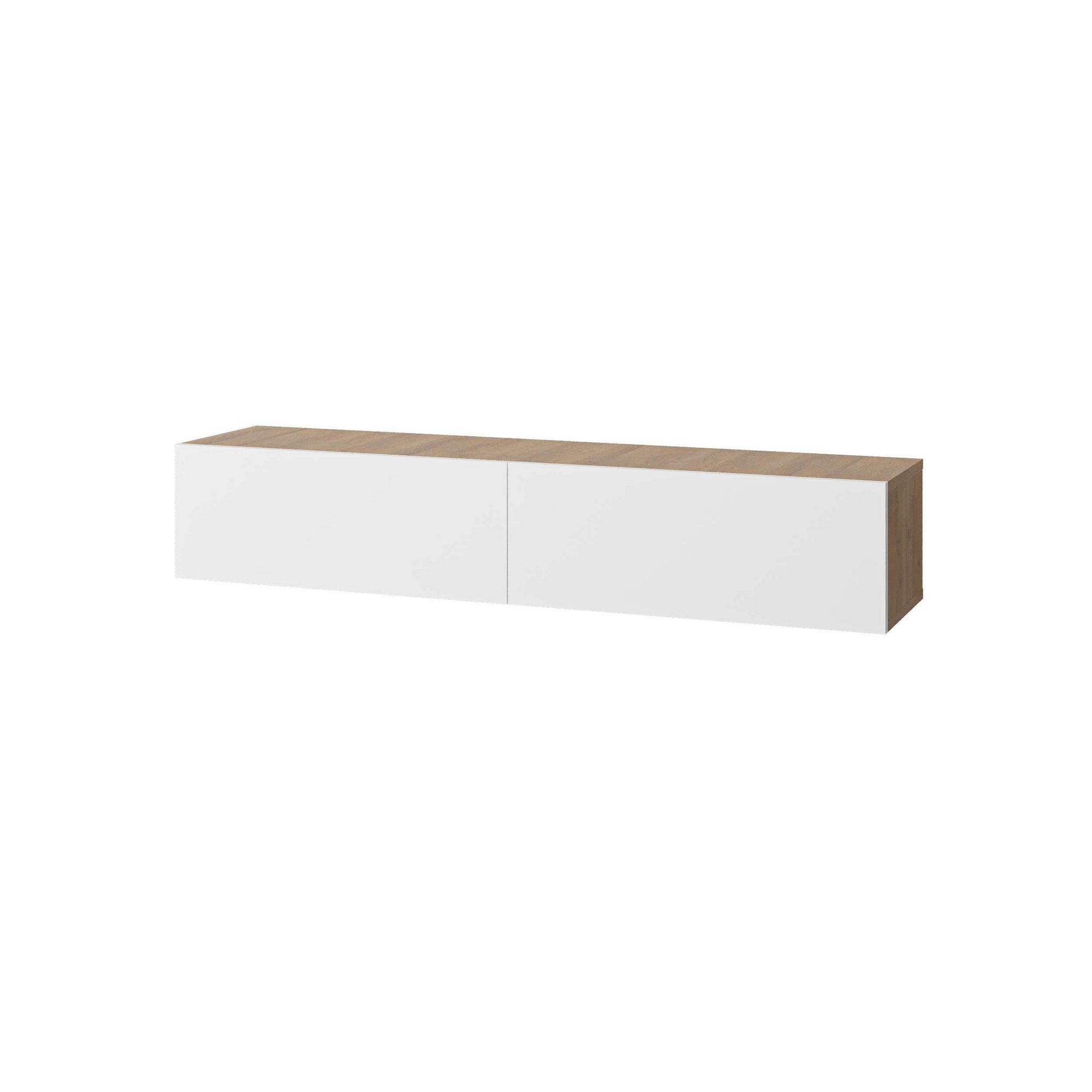 Francy 135 Lowboard Wood Veneer Sapphire White