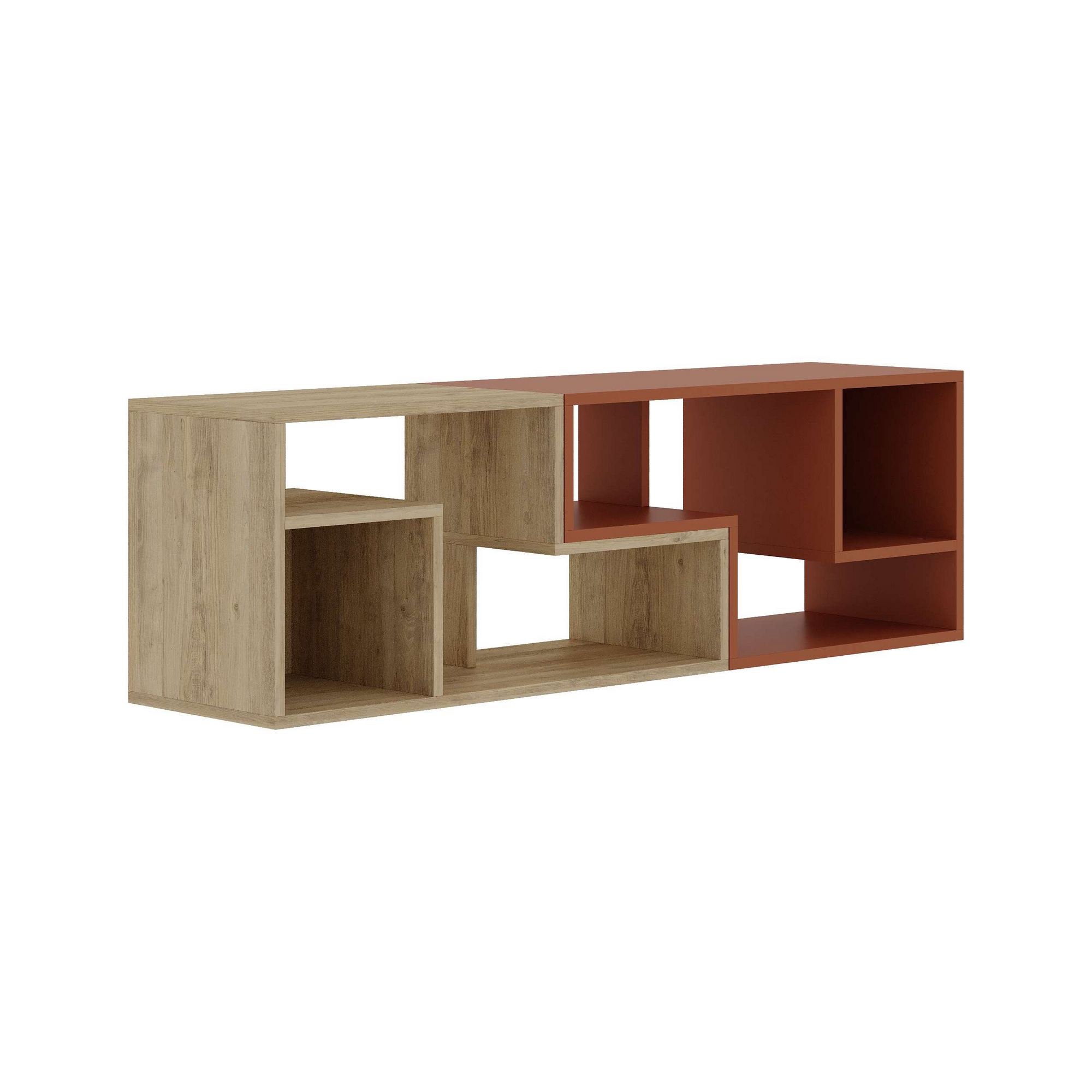 Glis lowboard wood veneer Sapphire cinnamon