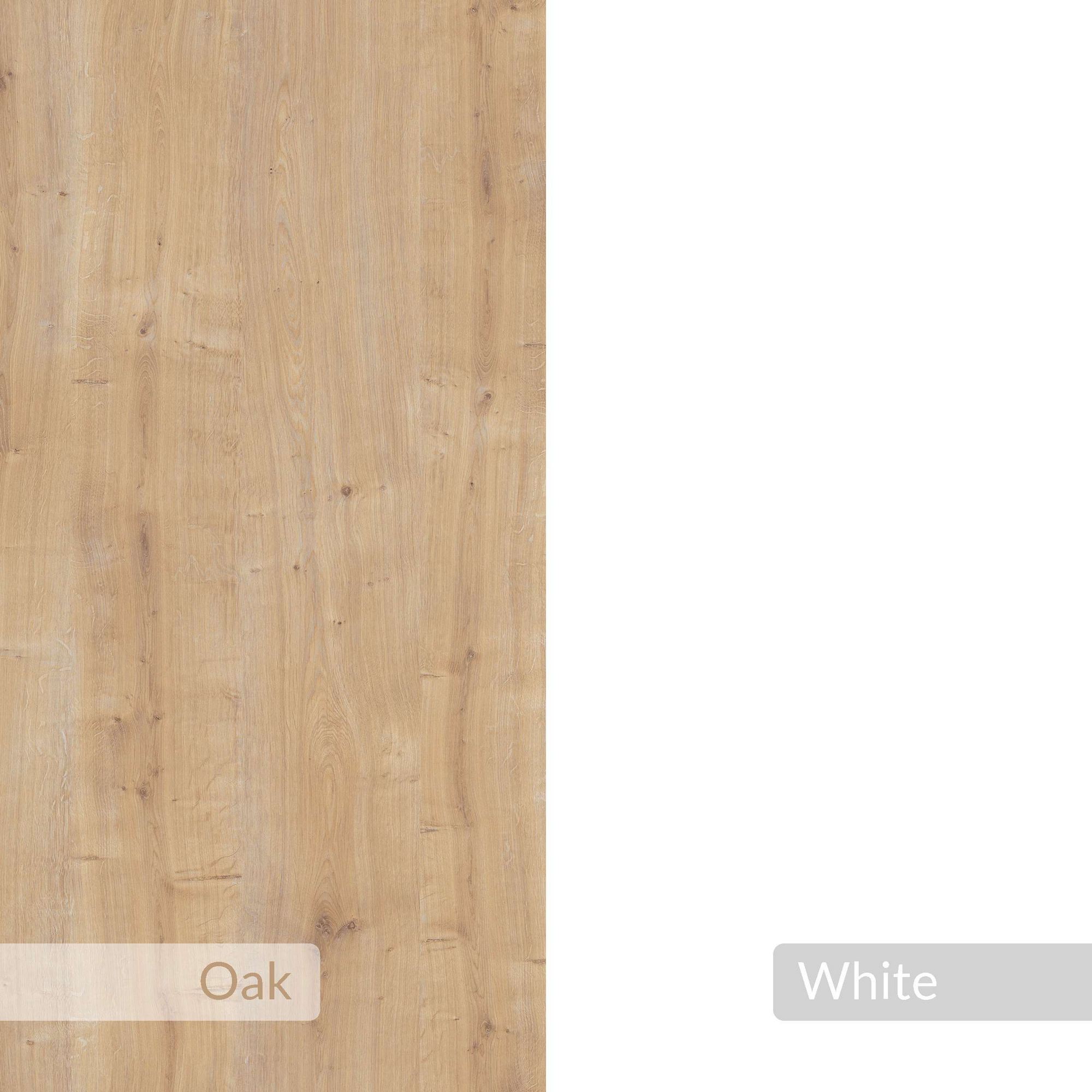 Glis Lowboard Holzfurnier Sapphire Weiß