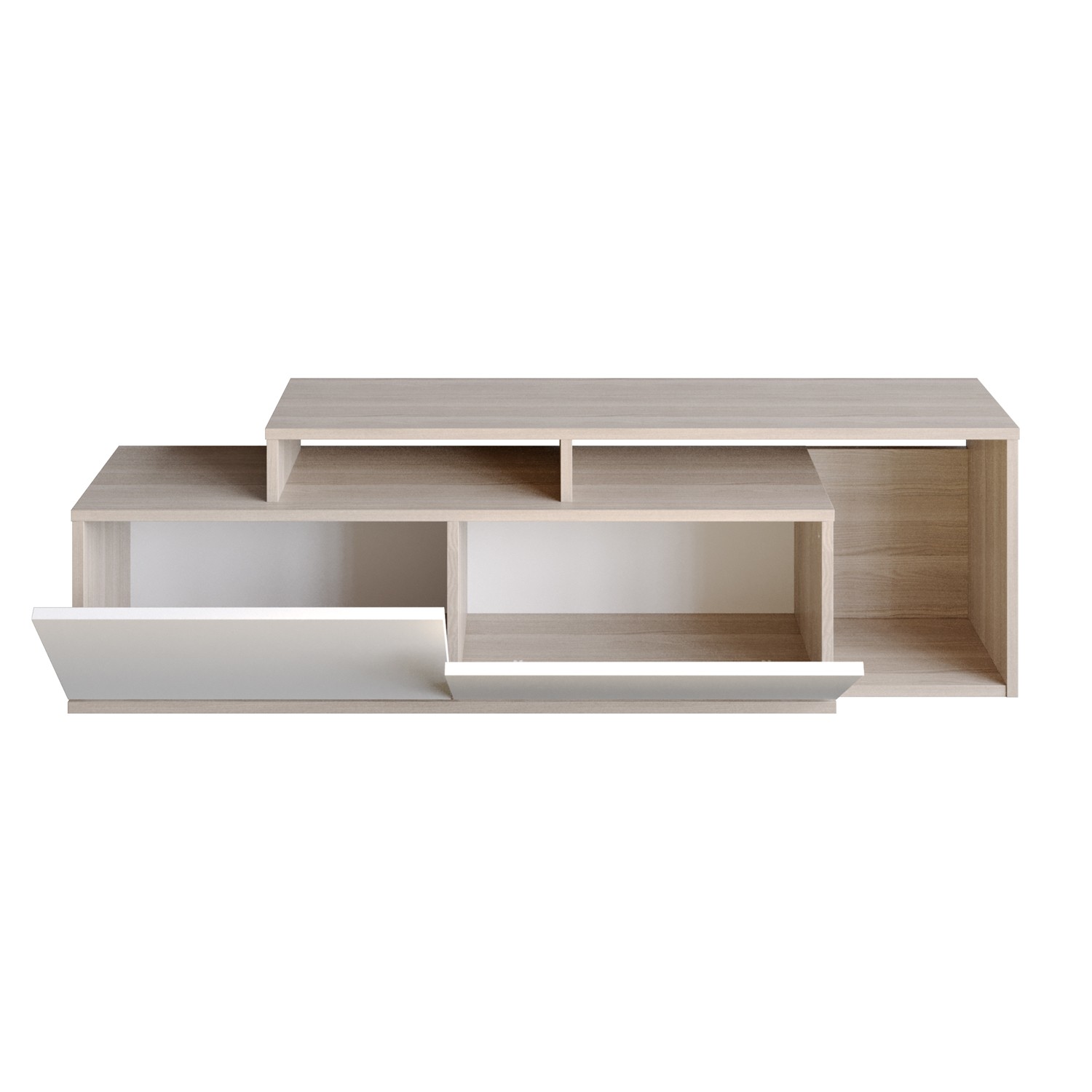 Nexera Lowboard Wood Veneer Cordoba White