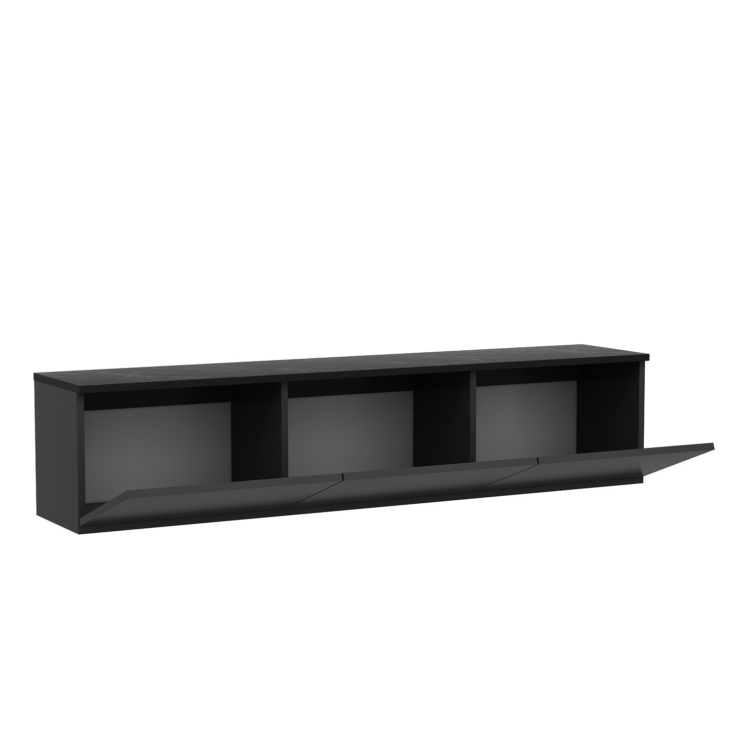 Neon Lowboard Wood veneer Anthracite