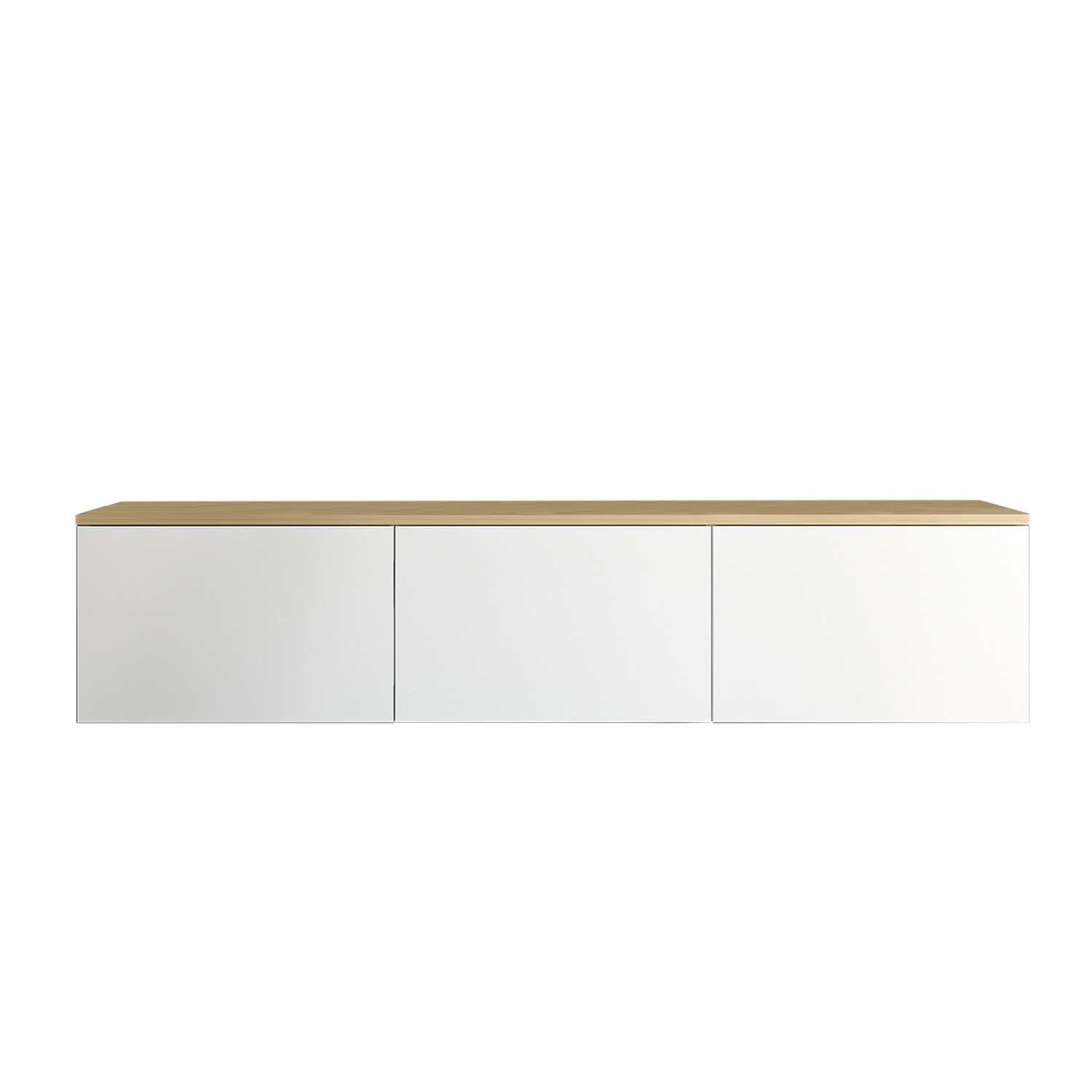 Neon Lowboard Wooden veneer White