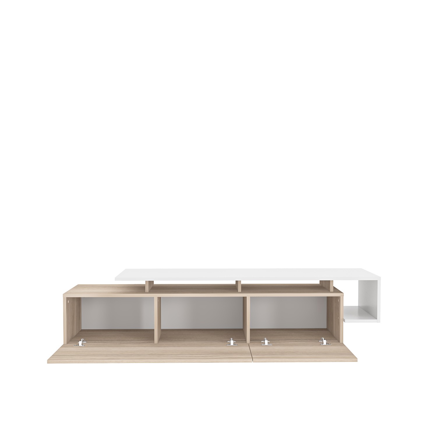 Pia Lowboard Holzfurnier Cordoba Weiß