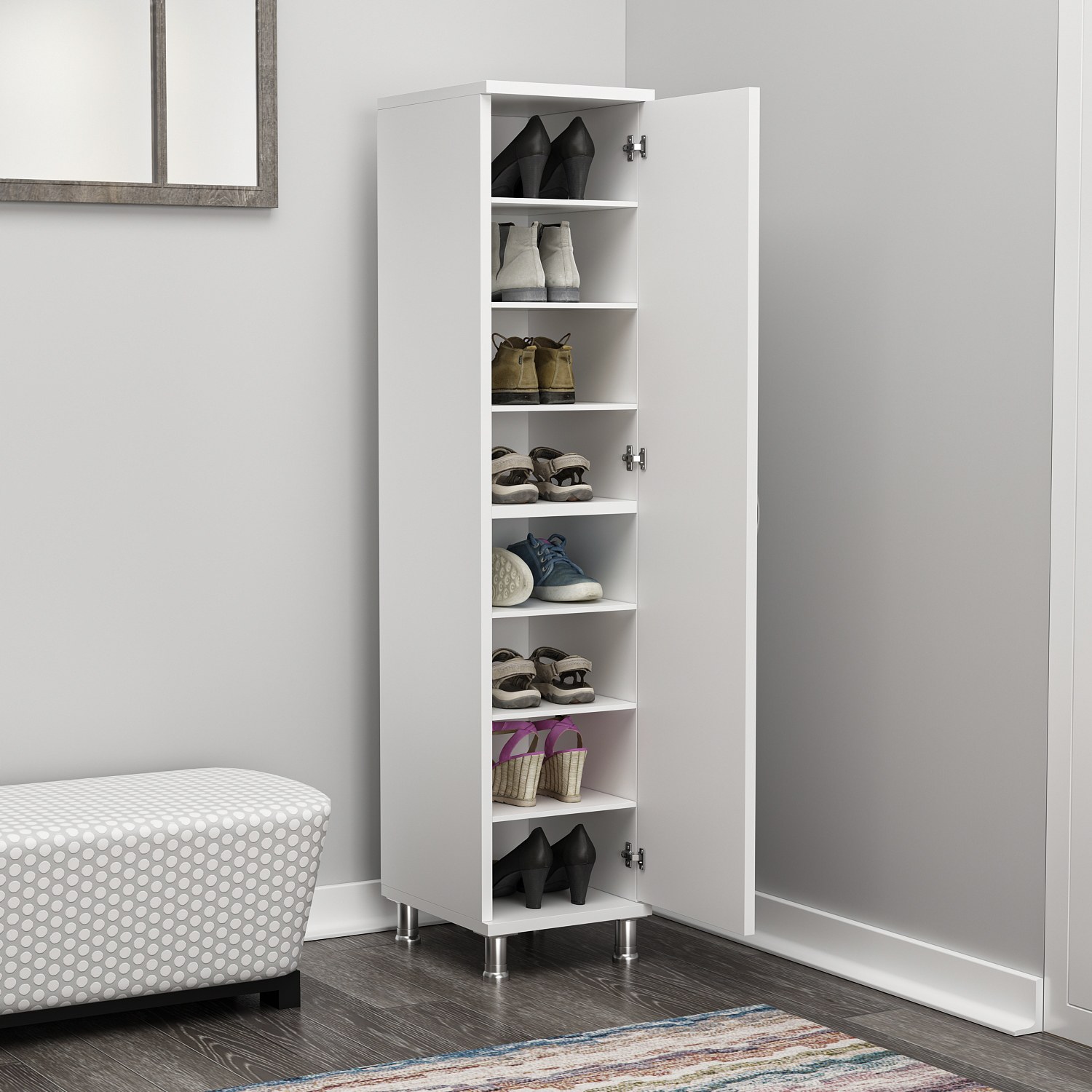 Only Chest of drawers Wood veneer White