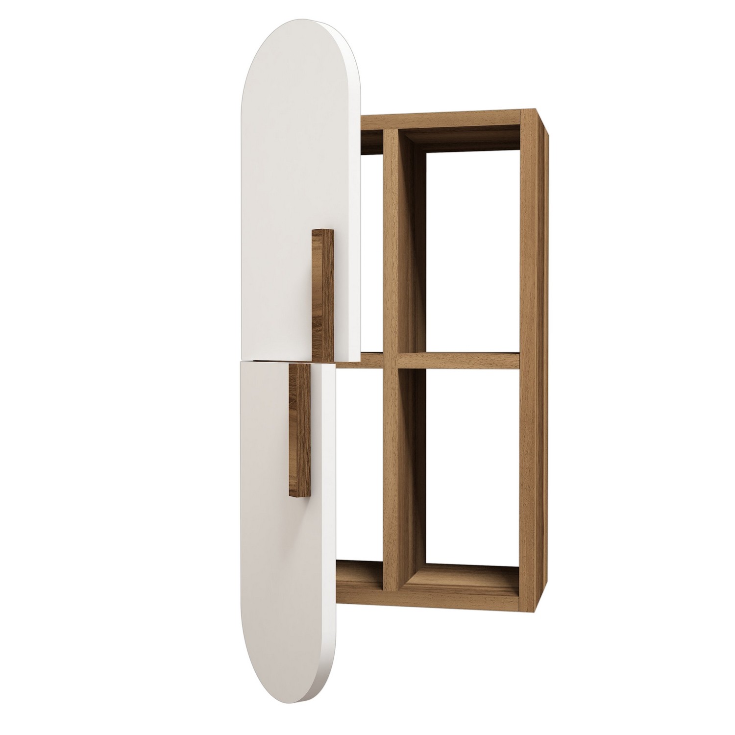 Rose Shelf Wood veneer White