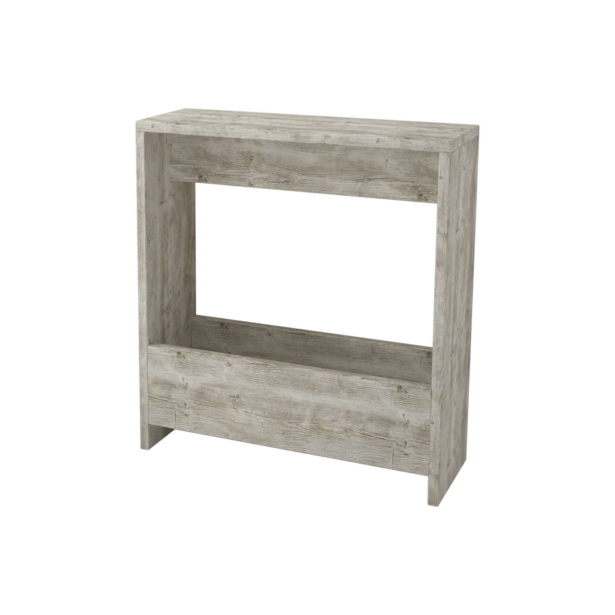 Simpi Beistelltisch Holzfurnier Antique Weiß