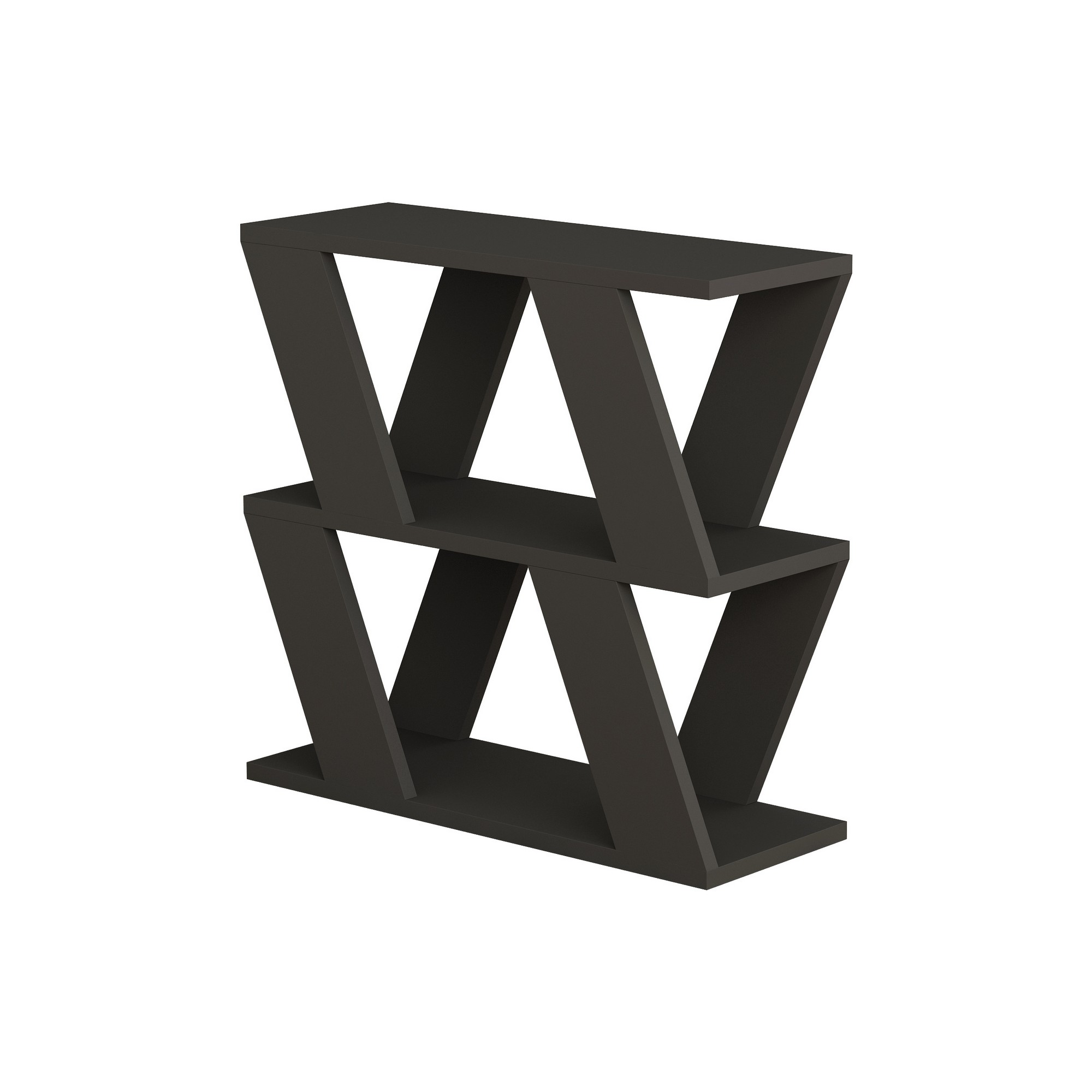 Lazena Side Table Wood Veneer Anthracite