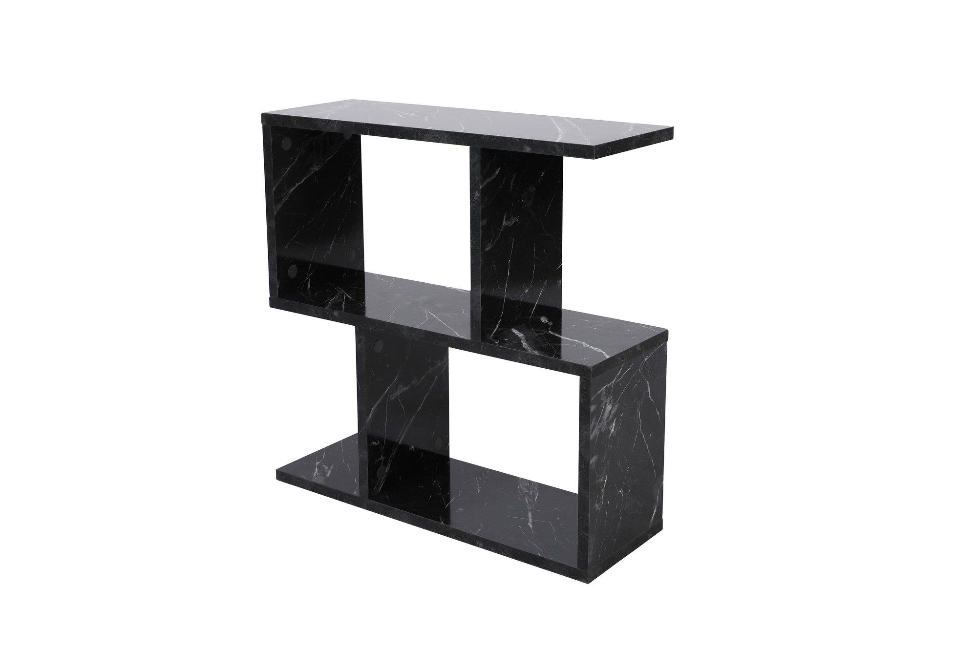 Life Side table Wood veneer Black