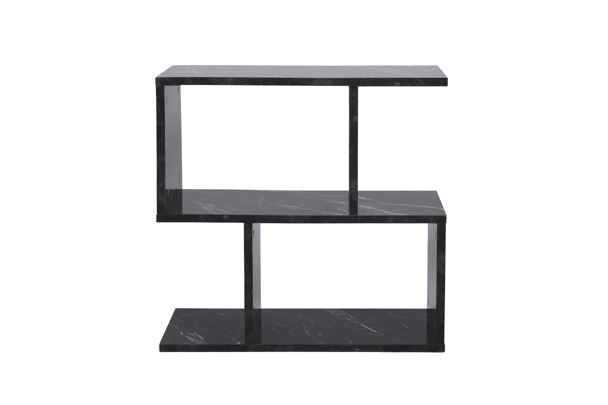 Life Side table Wood veneer Black